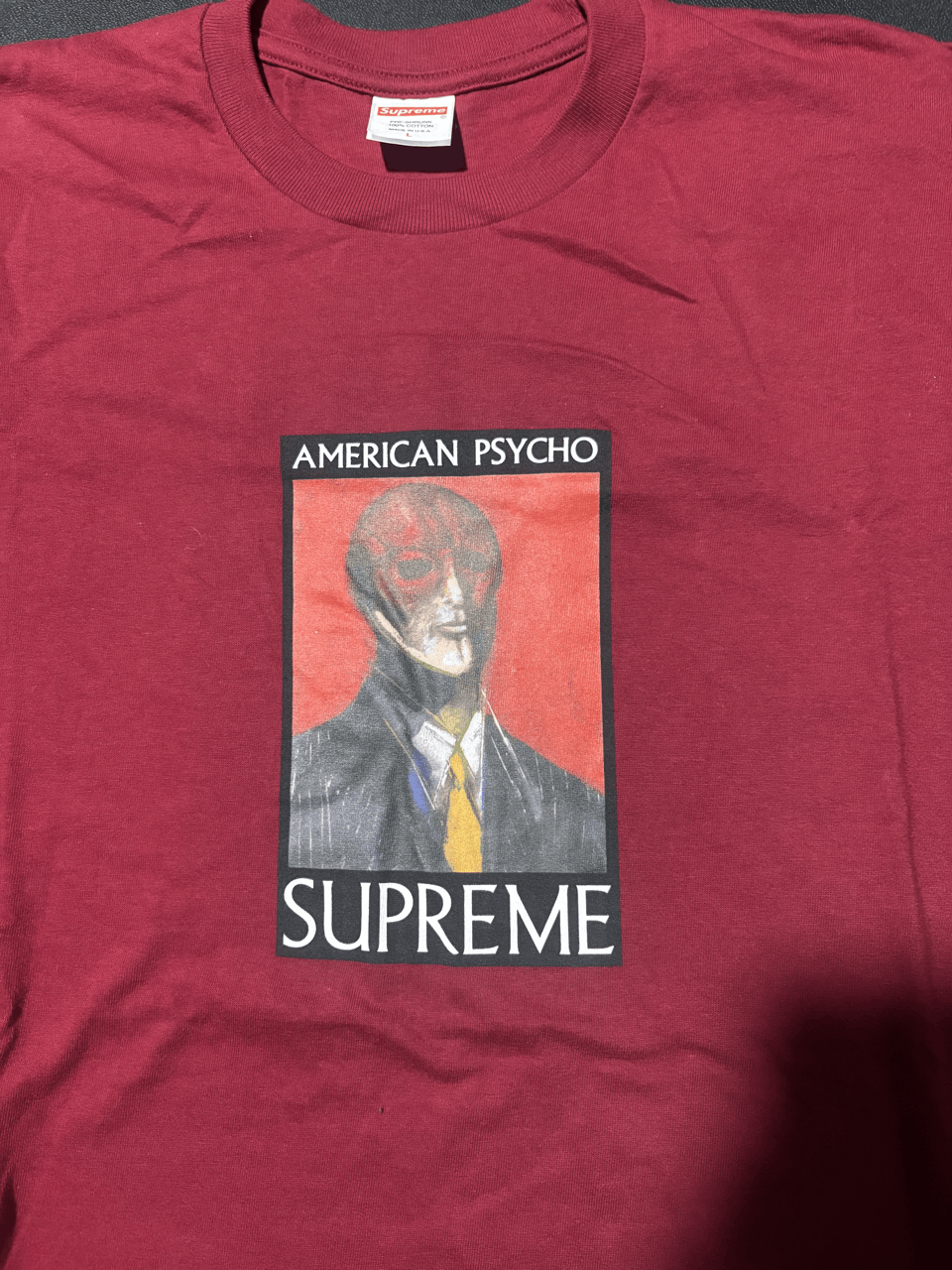 Supreme Supreme American Psycho Tee Size US L / EU 52-54 / 3 - 2 Thumbnail