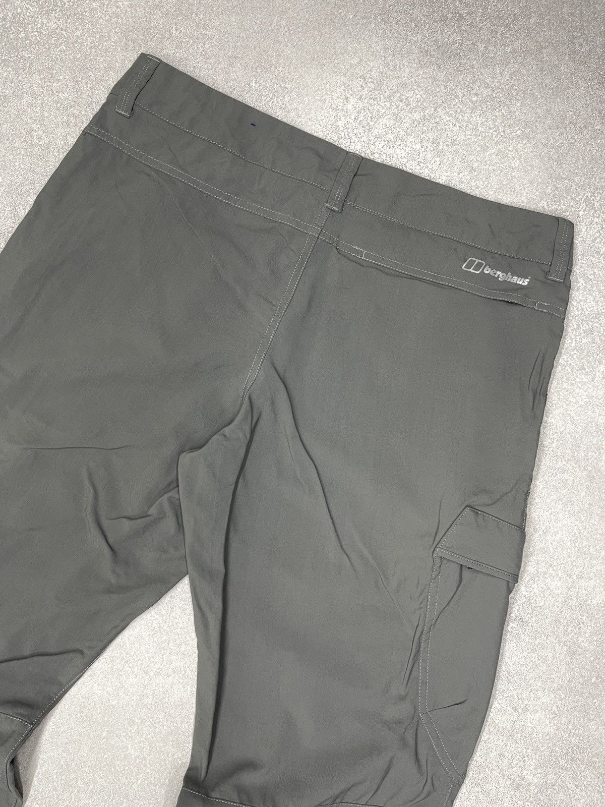 Berghaus Mens Berghaus Nylon Cargo Pants Grey Outdoor Gorpcore Size L Size US 34 / EU 50 - 3 Thumbnail
