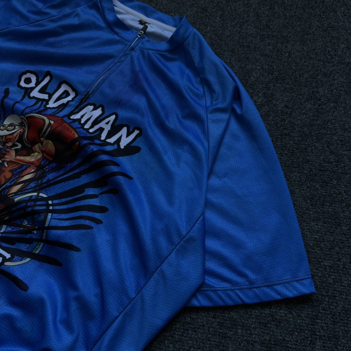 Sports Specialties VTG Adult Old Man On Bike Velo Jersey Tee Size XXL Y2K 00s Size US XXL / EU 58 / 5 - 8 Thumbnail
