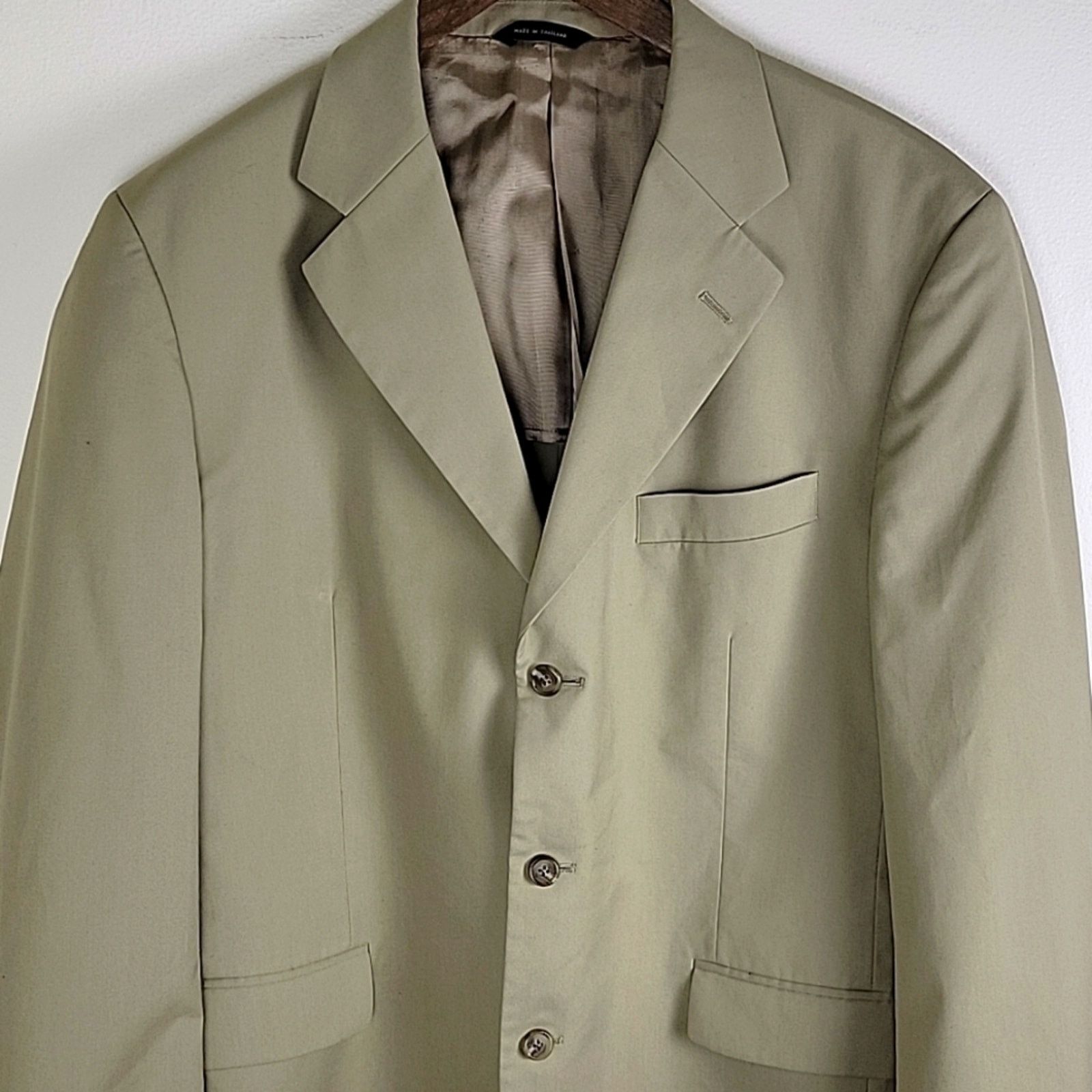 Brooks Brothers Brooks Brothers Mens Brookscool Poplin Suit Blazer Size 40L - 1 Thumbnail