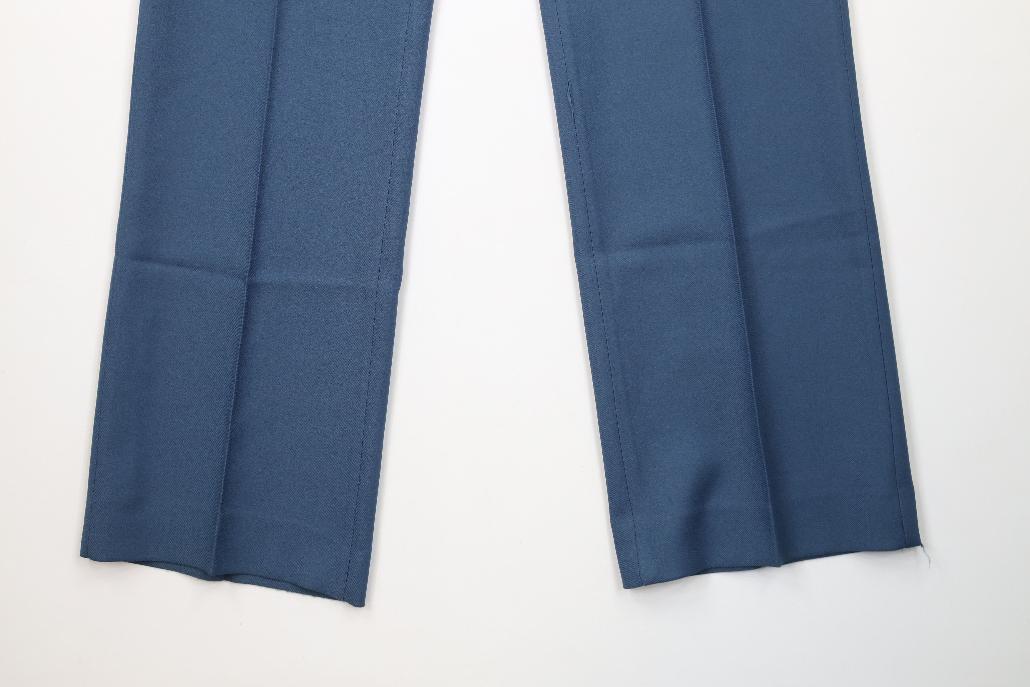 Vintage Vintage 70s Streetwear Bell Bottoms Chino Pants Blue USA Size US 34 / EU 50 - 3 Thumbnail