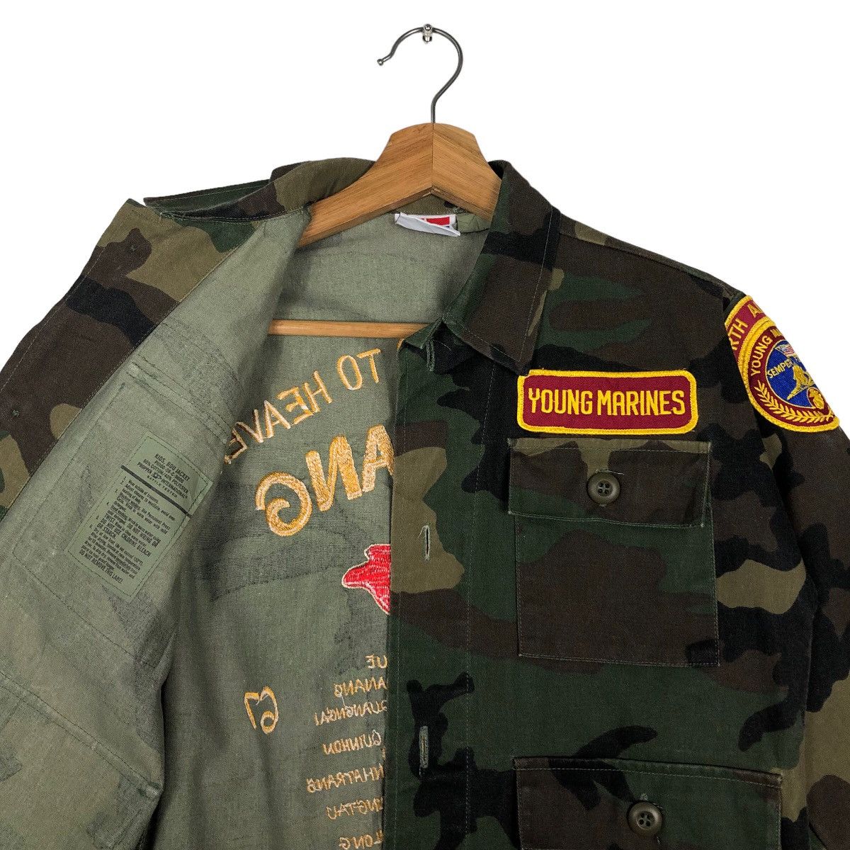 Japanese Brand 🔥Vintage Chore Camouflage Military Kids Jacket Size US M / EU 48-50 / 2 - 10 Thumbnail