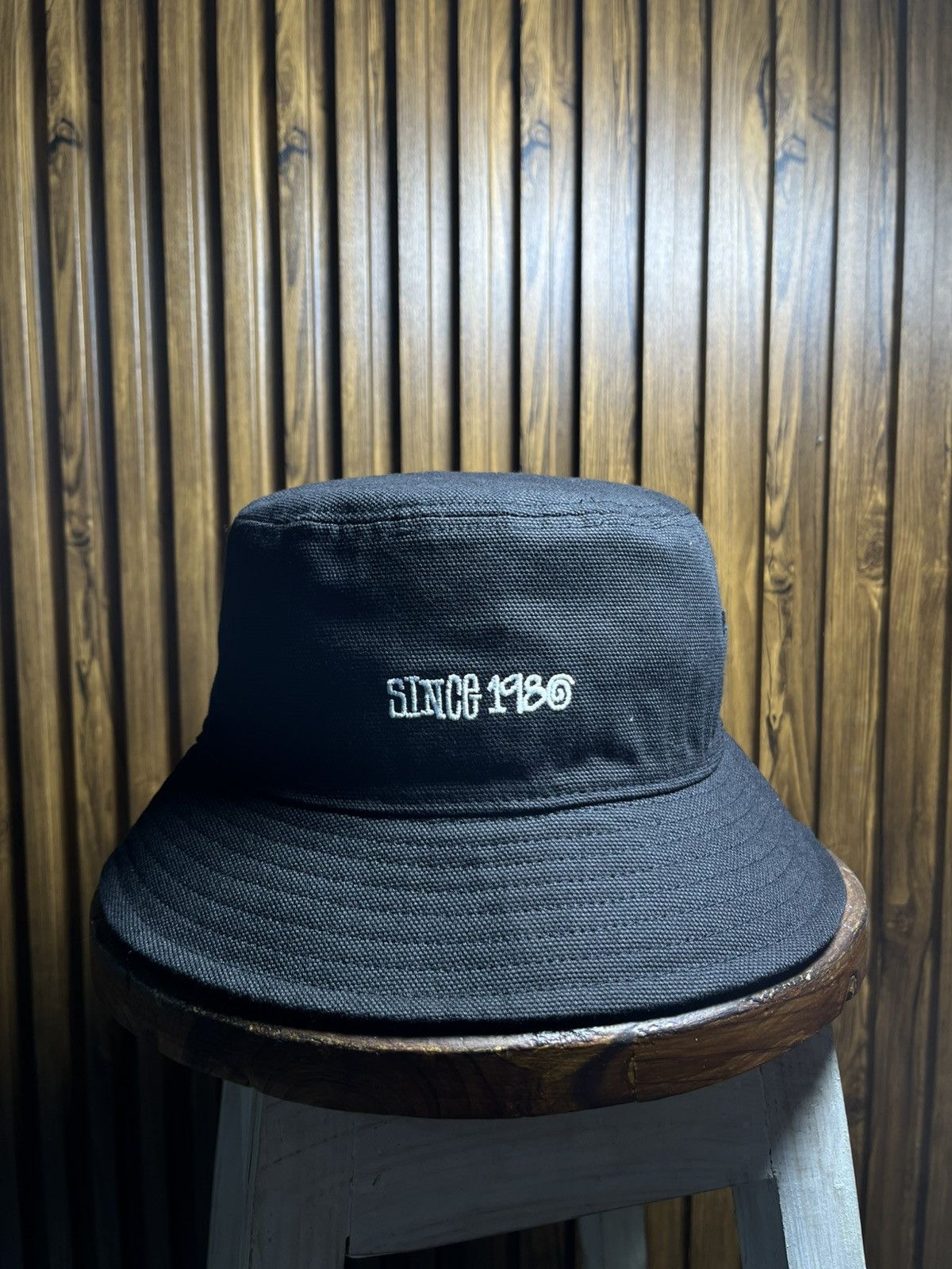 Stussy Stussy canvas wide brim bucket hat Size ONE SIZE - 2 Thumbnail