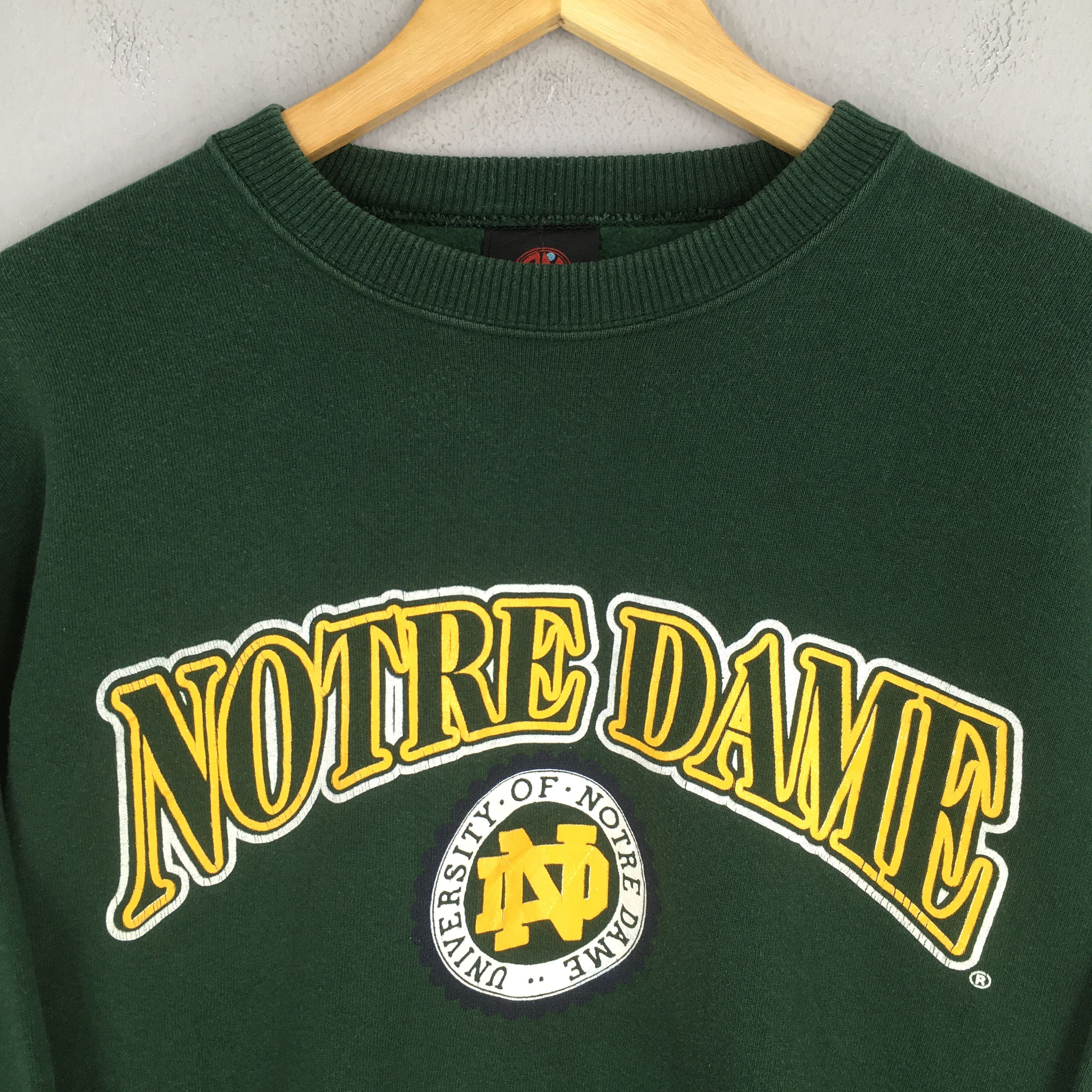 NCAA × Vintage Vintage University Notre Dame Sweatshirt XLarge Size US XL / EU 56 / 4 - 2 Thumbnail