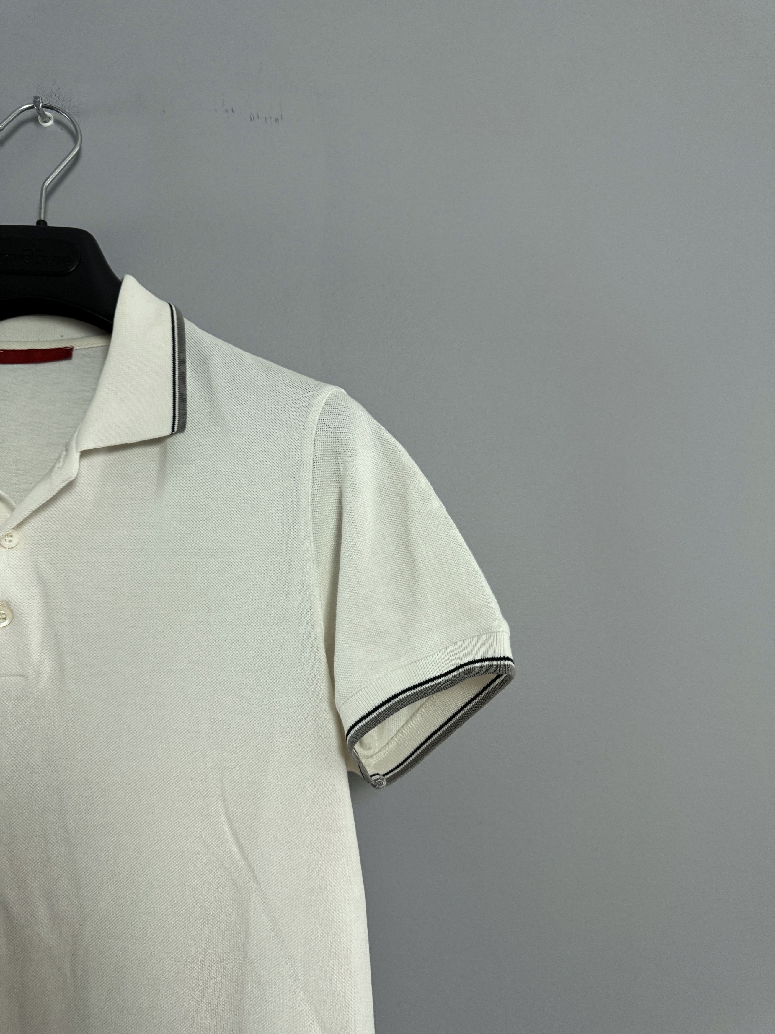 Prada Prada Milano Cotton Polo Shirt Short Sleeve Size S White Size US S / EU 44-46 / 1 - 2 Thumbnail