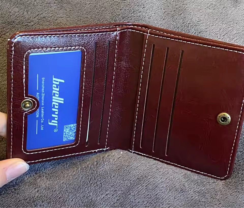 Japanese Brand Mitsuoka x Eno Y2K Leather Cross Wallet (burgundy) Size ONE SIZE - 2 Thumbnail