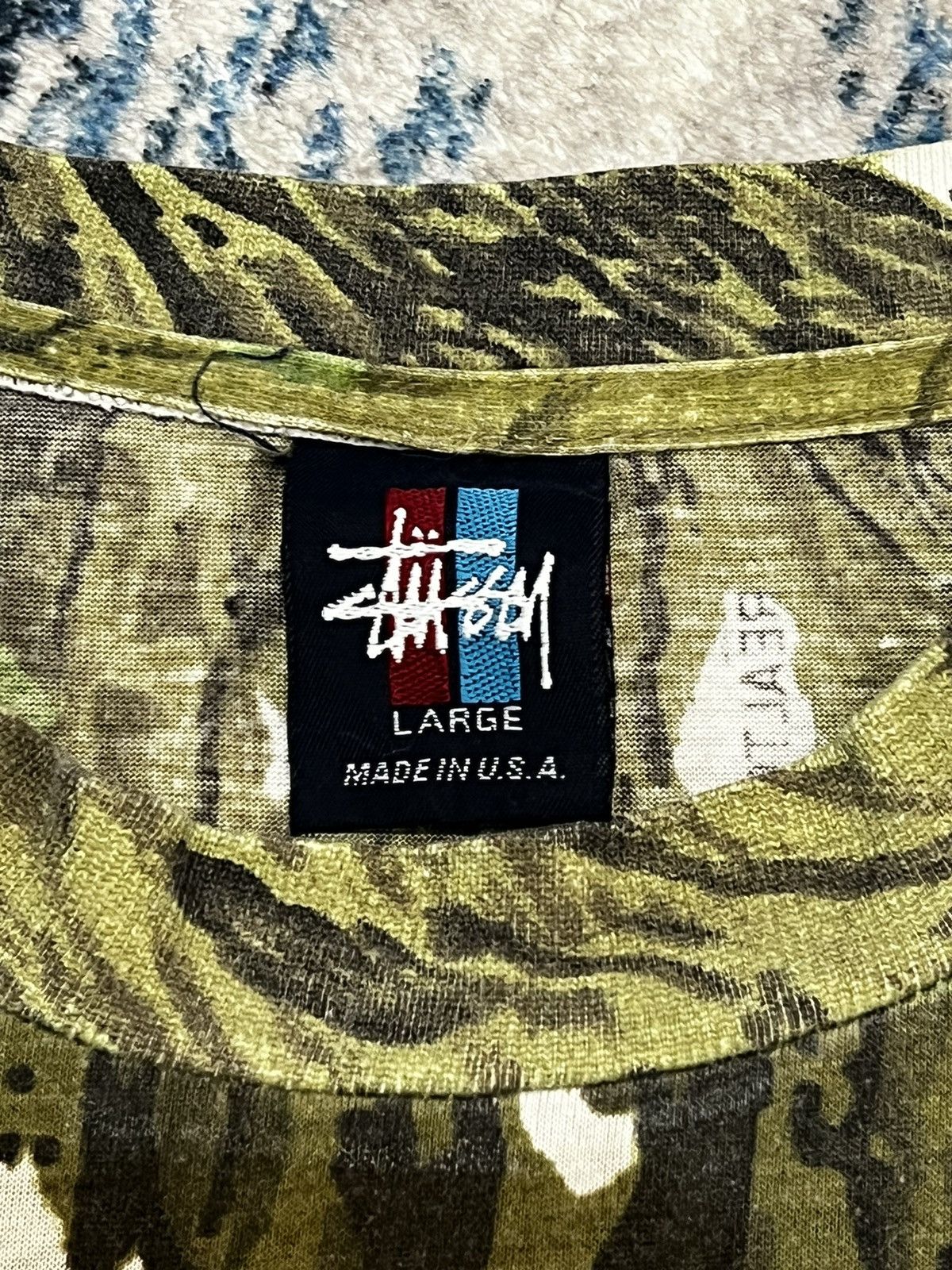 Stussy Vintage Stussy Realtree Camo Tshirt Size US L / EU 52-54 / 3 - 5 Thumbnail