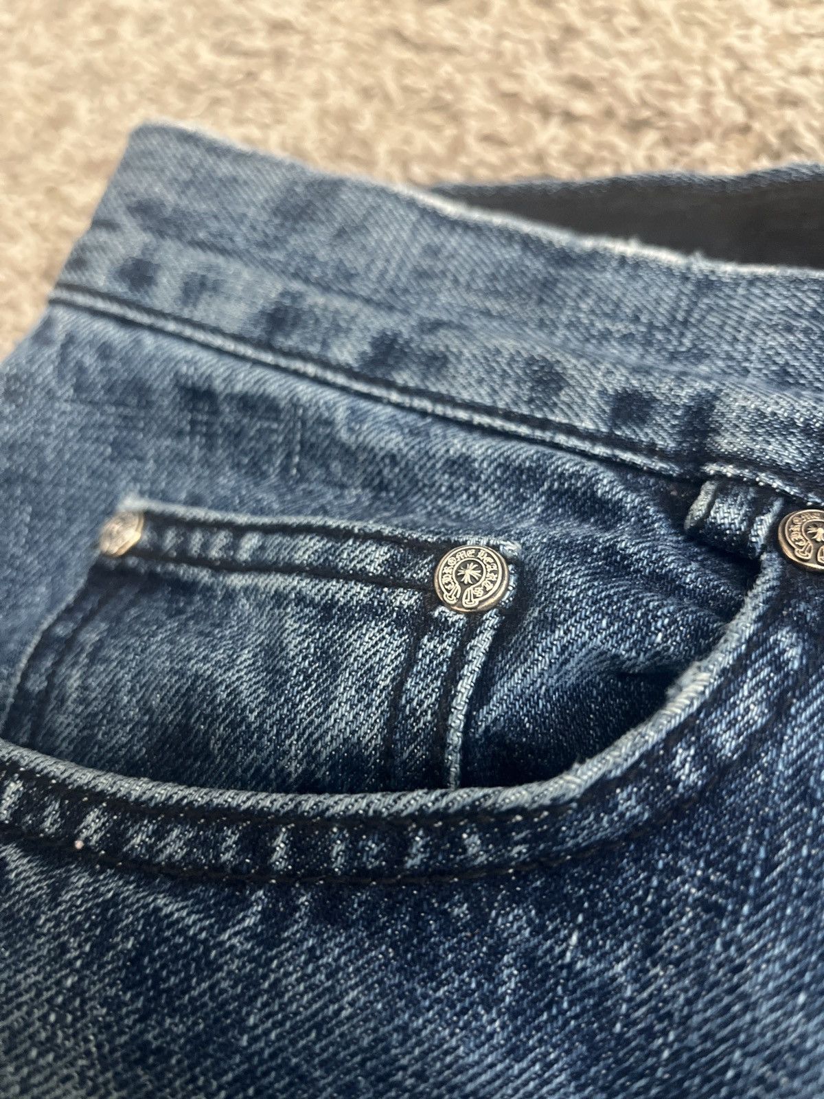 Chrome Hearts Chrome Heart Black/Brown Jeans Size US 36 / EU 52 - 8 Thumbnail
