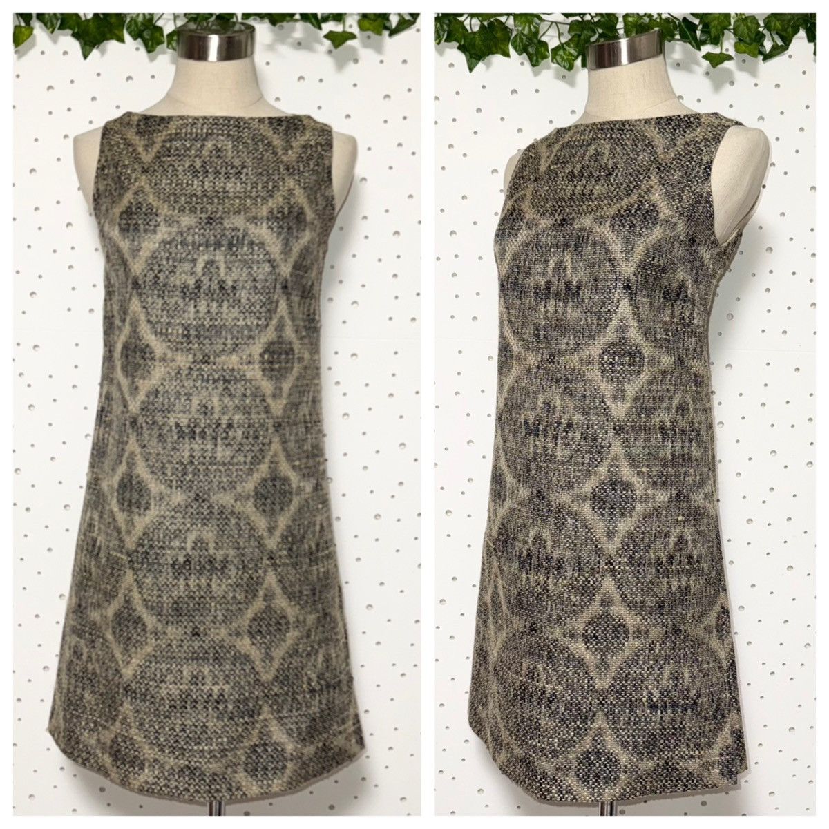 Valentino Genuine Valentino Silk-blend Tweed Sleeveless Dress 38 Size XS / US 0-2 / IT 36-38 - 6 Thumbnail