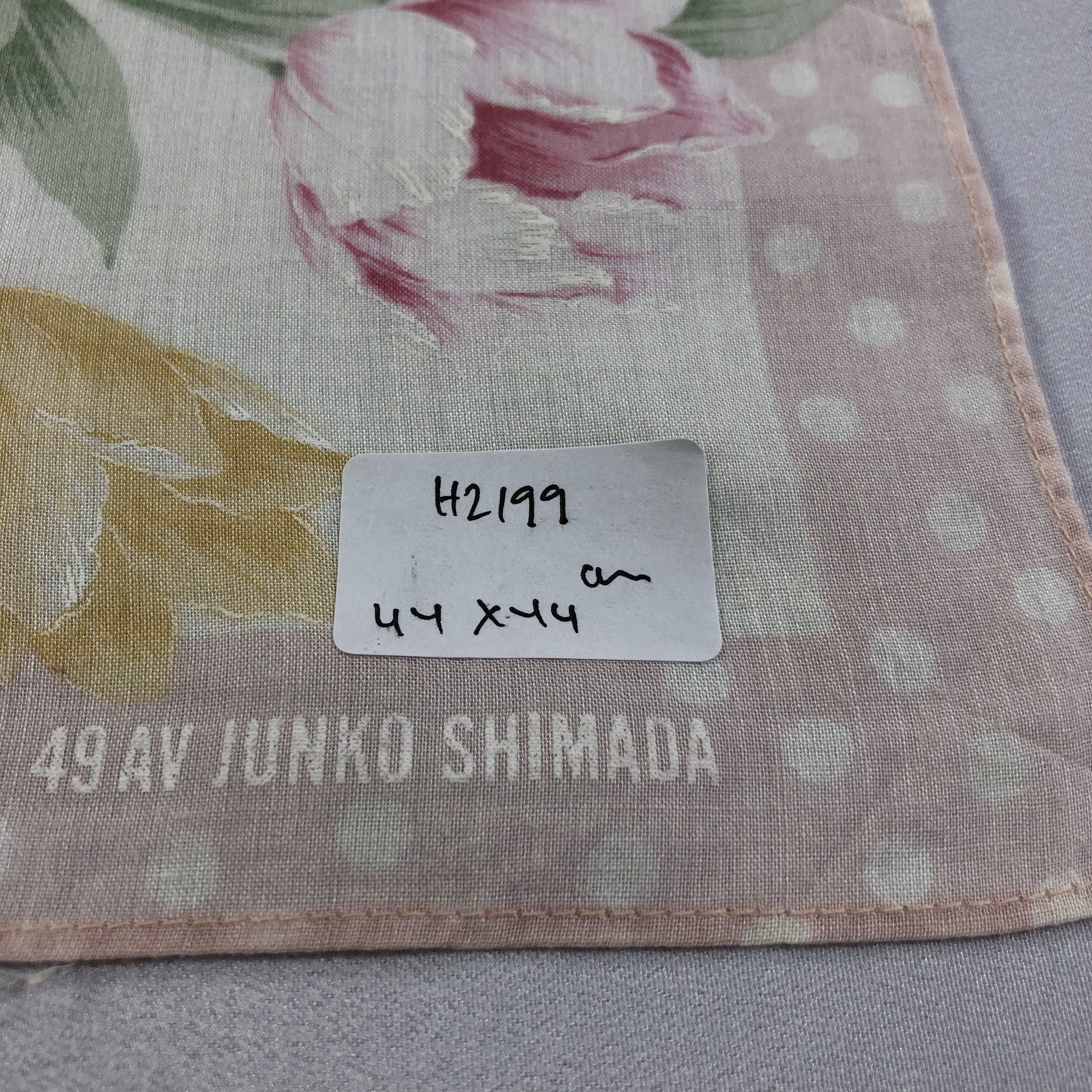 Japanese Brand × Junko Shimada × Vintage 49 AV Junko Shimada Handkerchief Neckerchief Bandana H2199 Size ONE SIZE - 7 Thumbnail