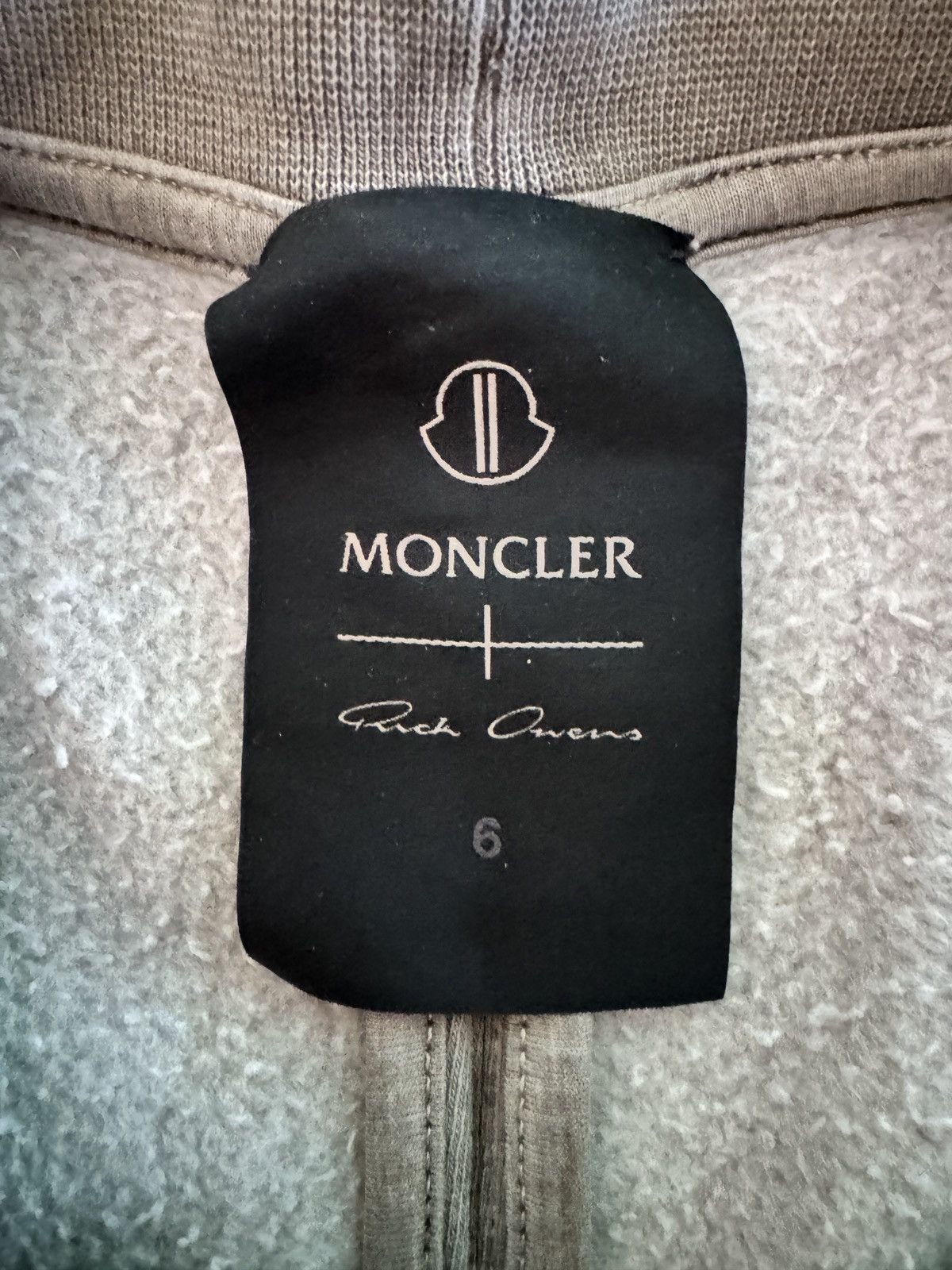 Moncler × Rick Owens Sleeveless tunic sweat Size US L / EU 52-54 / 3 - 8 Thumbnail