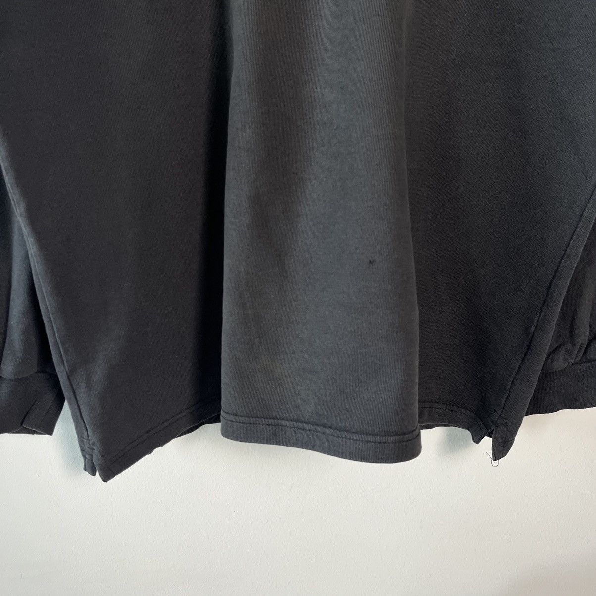 Nike Vintage Nike Quarter Zip Sweatshirt Black Faded XL Swoosh Size US XL / EU 56 / 4 - 7 Thumbnail