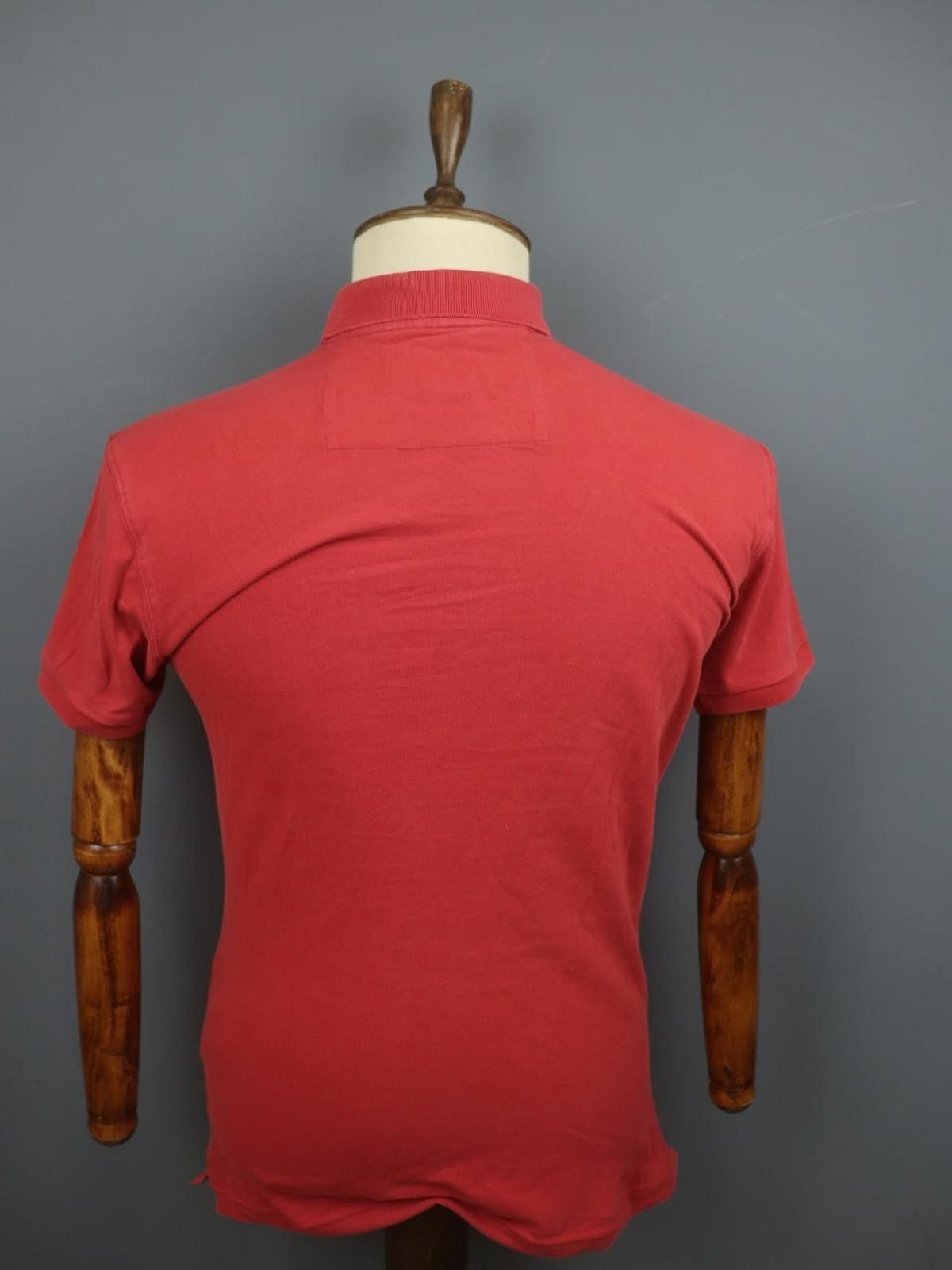 La Martina LA MARTINA Red Cotton Collared Slim Fit Polo Shirt Size M Size US M / EU 48-50 / 2 - 1 Thumbnail