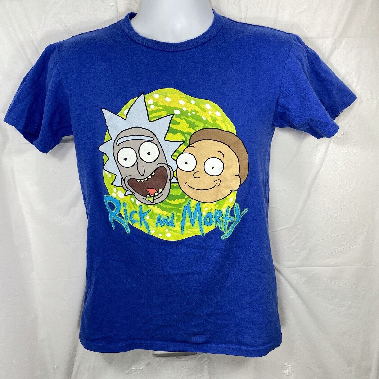 Other Rick & Morty Small Blue Adult Swim Cartoon Graphic T Shirt Size US S / EU 44-46 / 1 - 1 Thumbnail