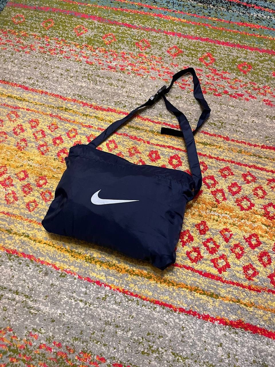 Nike × Vintage Vintage Nike Big Swoosh Nylon Olympic Y2K Jacket L Size US L / EU 52-54 / 3 - 3 Thumbnail