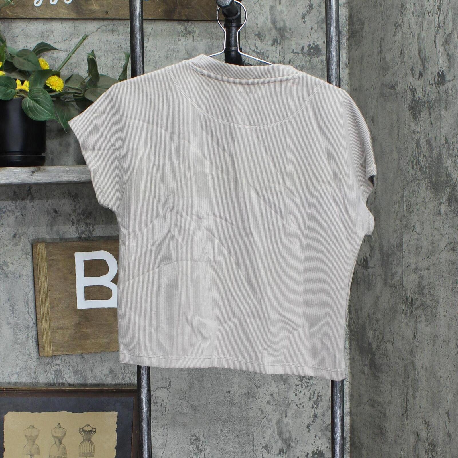 Other Danskin Ribbed Scuba T-Shirt Tee 1795838 Atmosphere Brown S Size S / US 4 / IT 40 - 2 Thumbnail