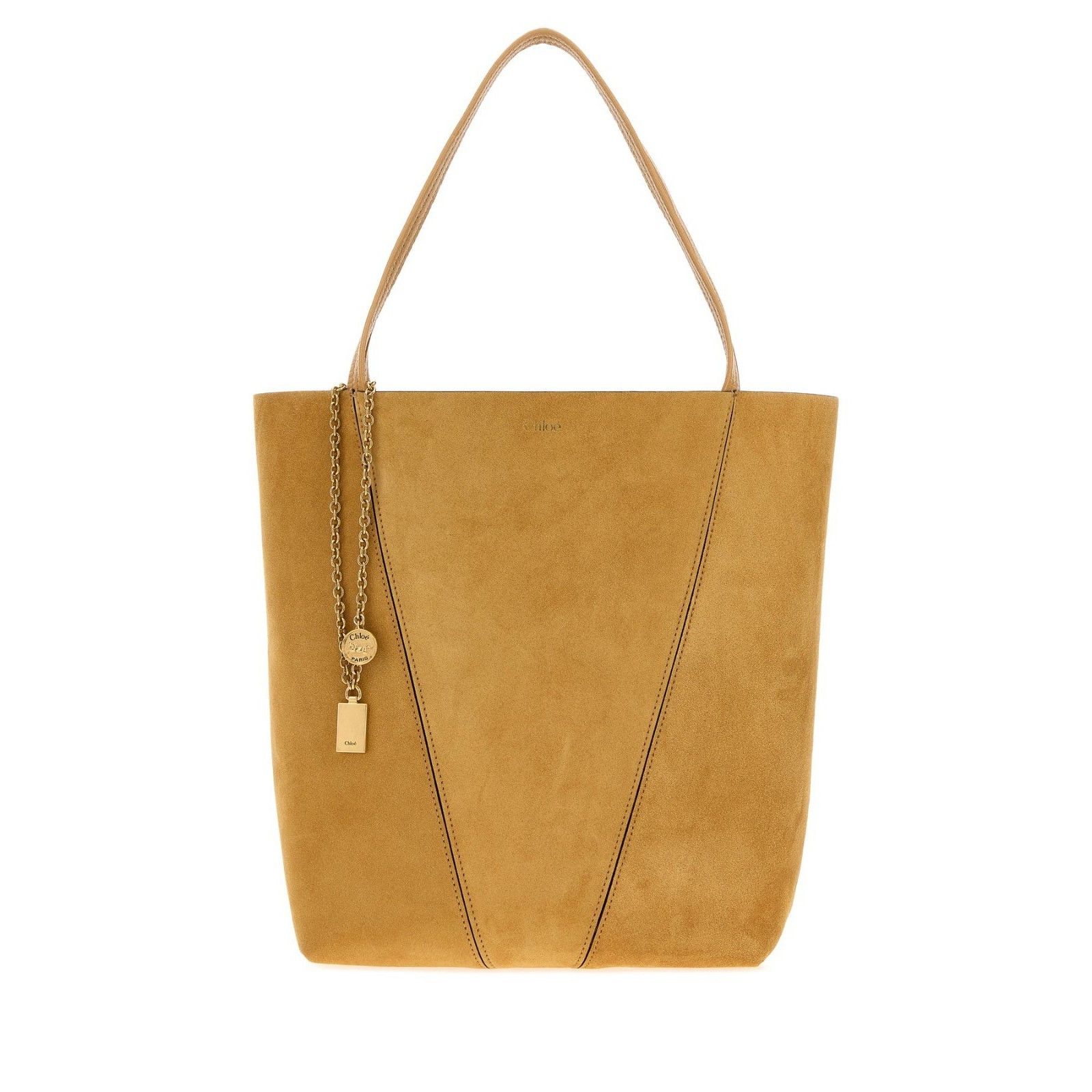 Chloe Chloe Spin Beige Suede Tote Bag New & Authentic Size ONE SIZE - 1 Thumbnail
