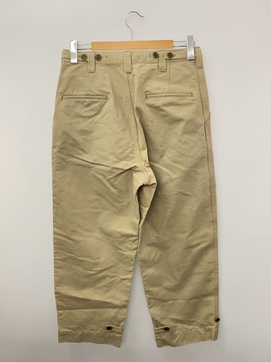 A.PRESSE Green Cotton Straight Pants Motorcycle Trousers Size US 30 / EU 46 - 2 Thumbnail
