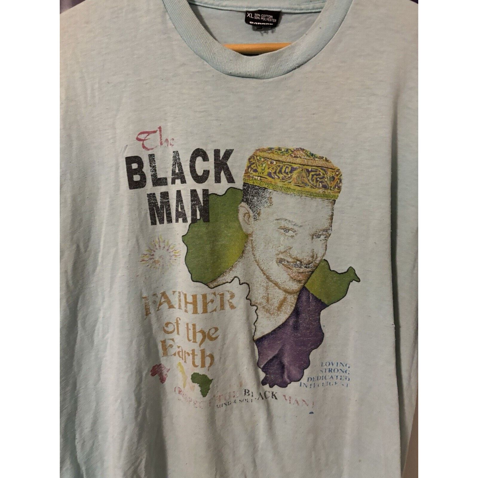 Other Vintage faded distressed the black man blue 90s T-shirt XL Size US XL / EU 56 / 4 - 13 Thumbnail
