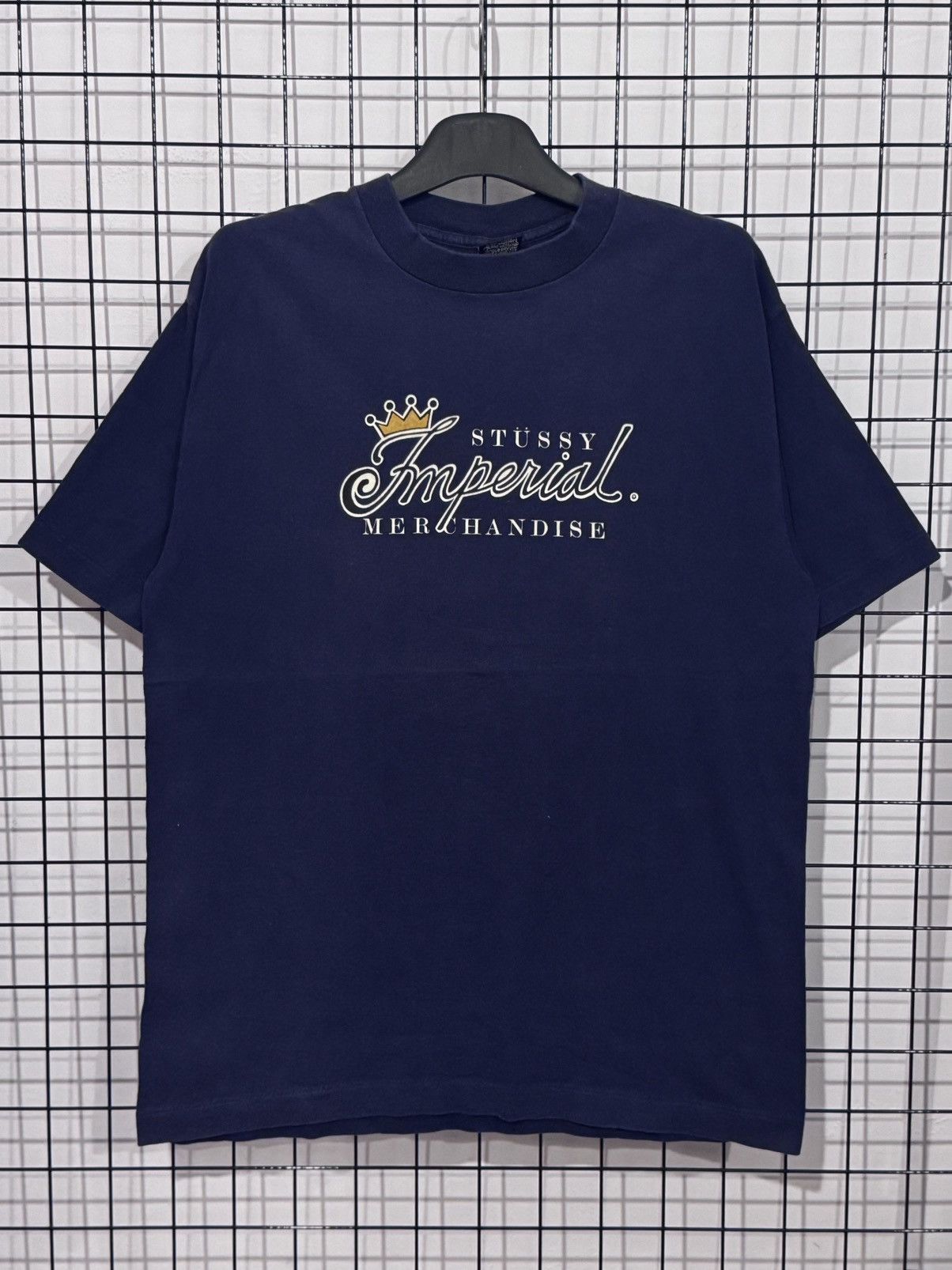 Stussy Vintage 80s‼️ Stüssy Crown Imperial Merchandise graphic tee. Size US L / EU 52-54 / 3 - 1 Thumbnail
