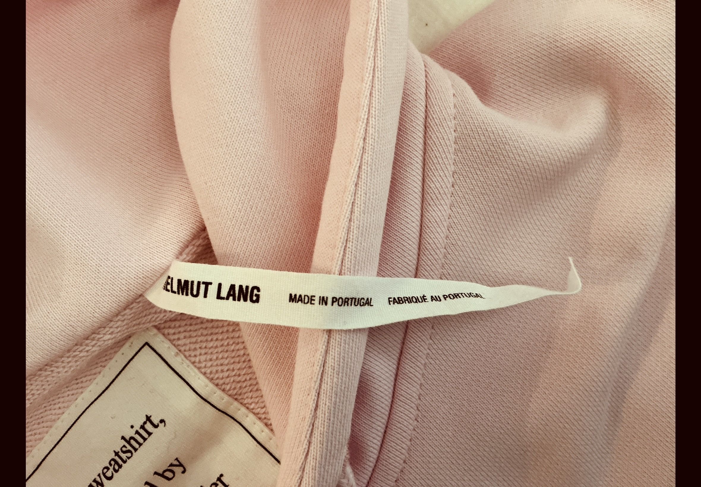 Helmut Lang Helmut Lang x Jeremy Deller Pink Hoodie – Made in Portugal Size US S / EU 44-46 / 1 - 13 Thumbnail