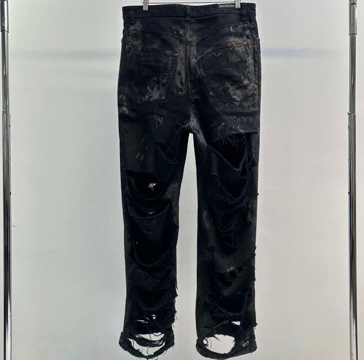 Balenciaga Balenciaga Mud Destroyed Jeans | Grailed
