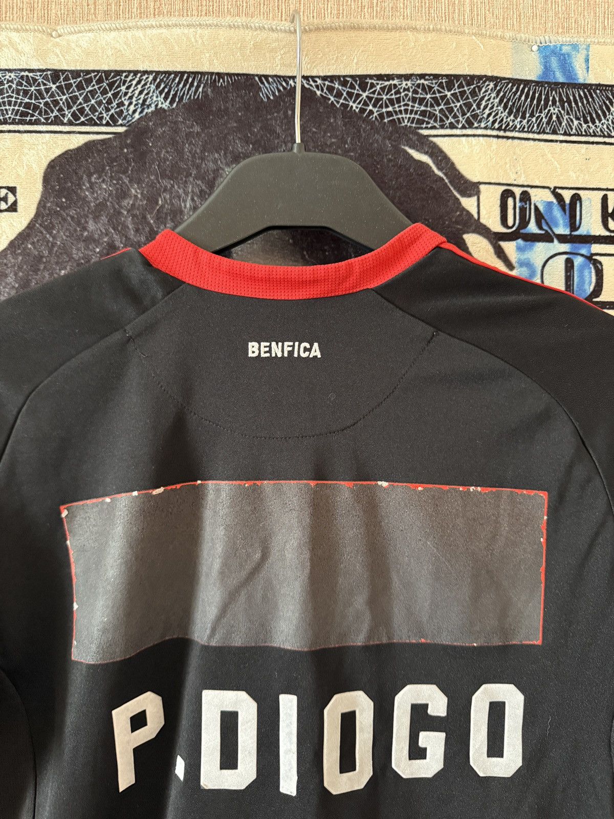 Adidas SL Benfica Adidas Away Shirt 09/10 Diogo #7 Soccer Jersey Size US S / EU 44-46 / 1 - 15 Thumbnail