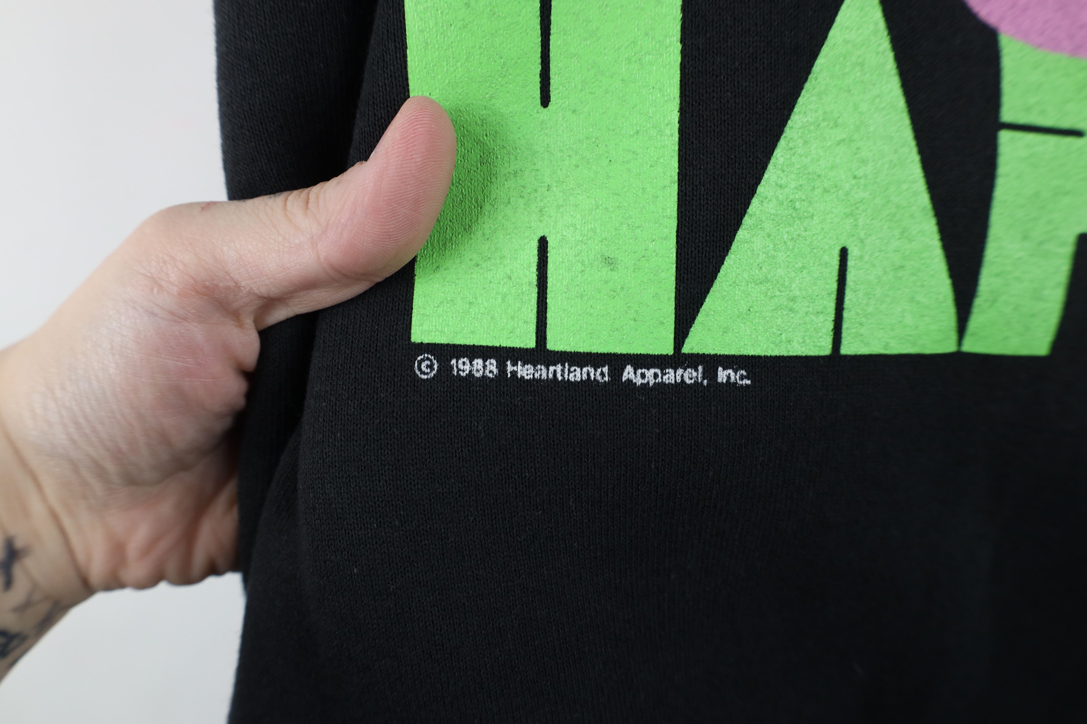 Vintage Deadstock Vintage 80s Streetwear Be Happy Sweatshirt USA Size US XL / EU 56 / 4 - 5 Thumbnail