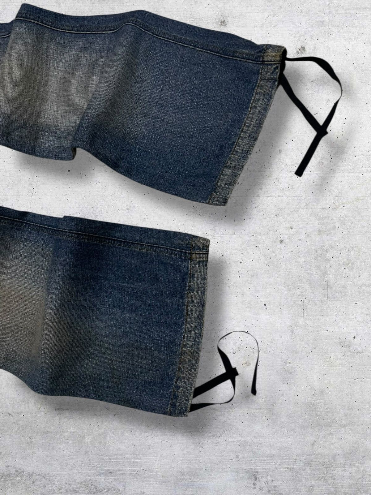 GOA VINTAGE LB-03 JAPAN DESIGNER POWER SOUL BAGGY MUDWASH DENIM Size US 28 / EU 44 - 4 Thumbnail
