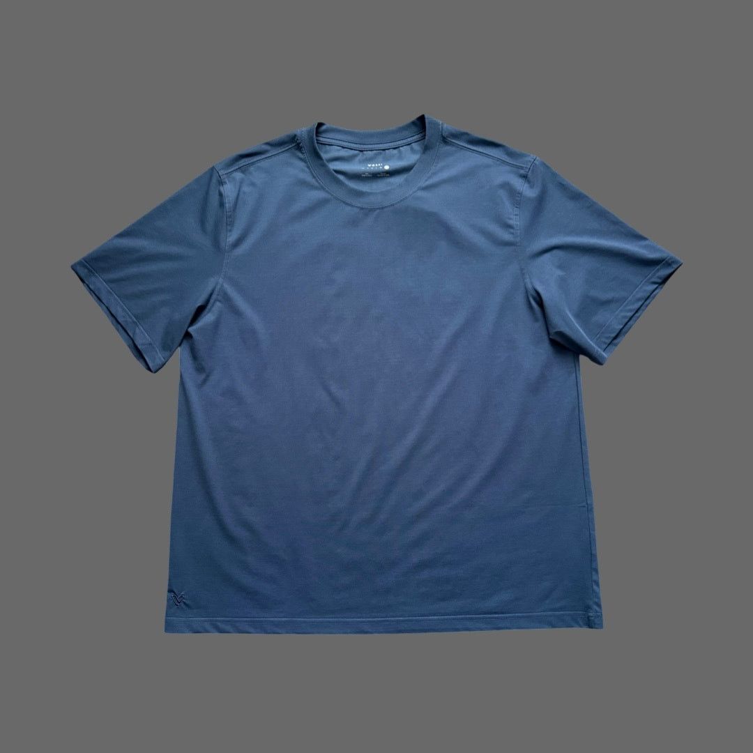 Vessi Vessi Twill Men's The Base T-Shirt Blue XXL NWT Size US XXL / EU 58 / 5 - 1 Thumbnail