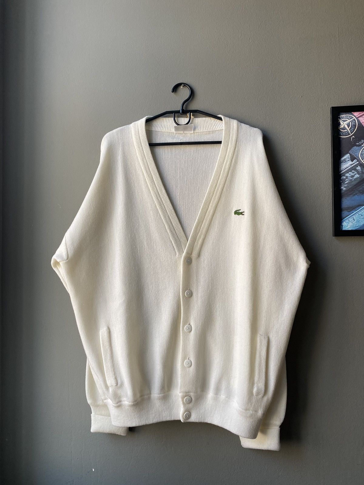 Lacoste Vintage 80s Lacoste Cardigan Very Rare Size US XL / EU 56 / 4 - 10 Thumbnail