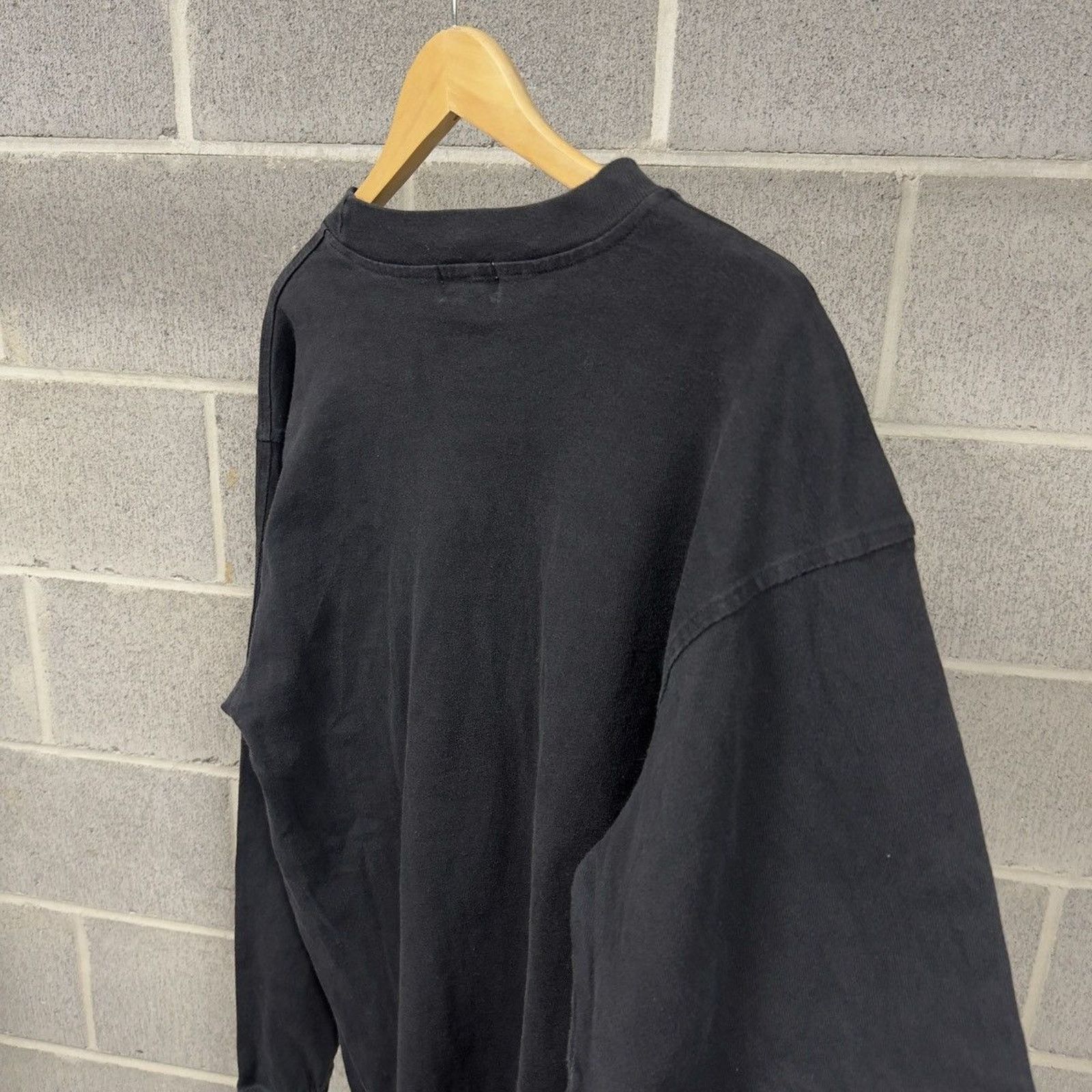 Vintage 90s Heavyweight Blank Pocket Shirt Longsleeve ERD Grunge Size US L / EU 52-54 / 3 - 5 Thumbnail