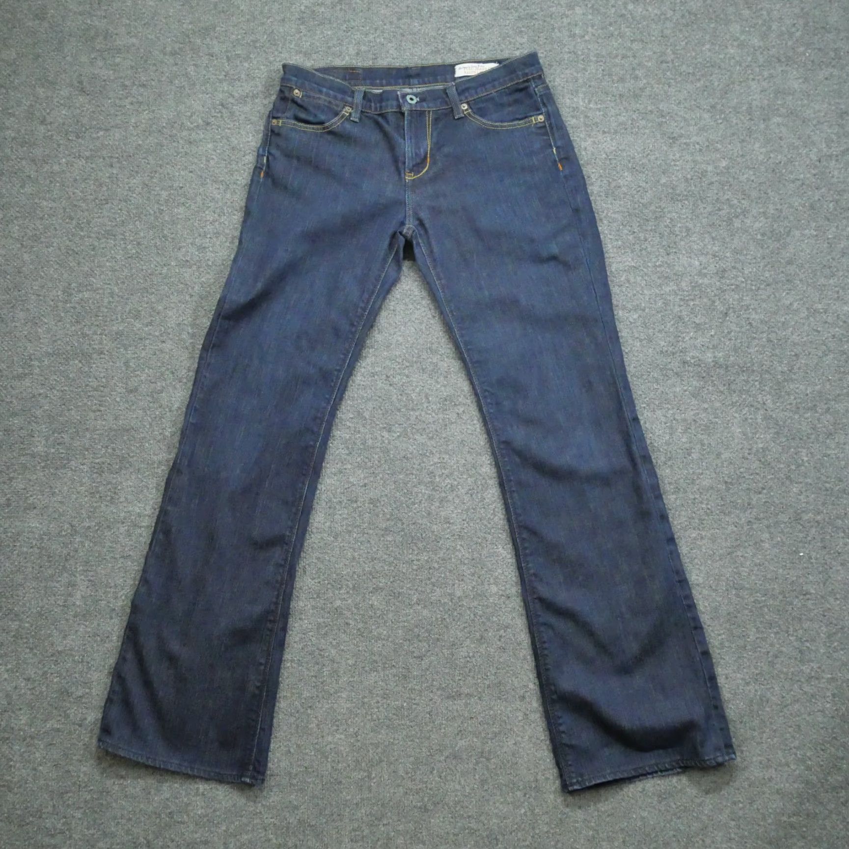 Polo Ralph Lauren Polo Ralph Lauren Jeans Womens 8 Bootcut 32x32 Blue Denim 5-Pocket Distressed Classic Vintage Ladies Pants Size 24" / US 00 / IT 34 - 2 Thumbnail