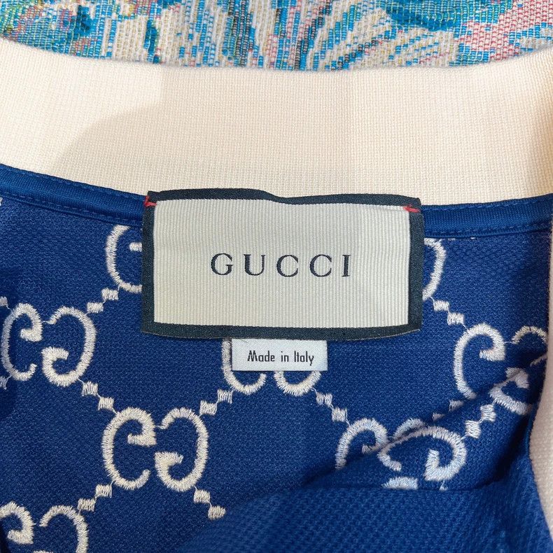 Gucci Gucci full-print short-sleeved polo shirt 2503-Nextarrow Size US M / EU 48-50 / 2 - 4 Thumbnail