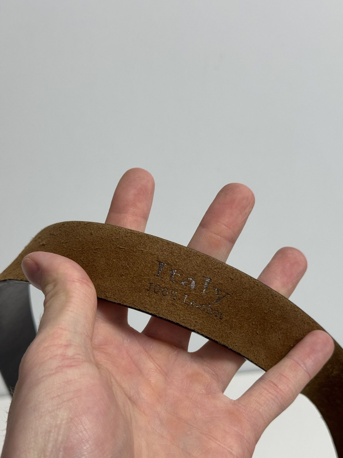 Armani Armani Vintage Y2K style Hype Belt Leather Size ONE SIZE - 11 Thumbnail