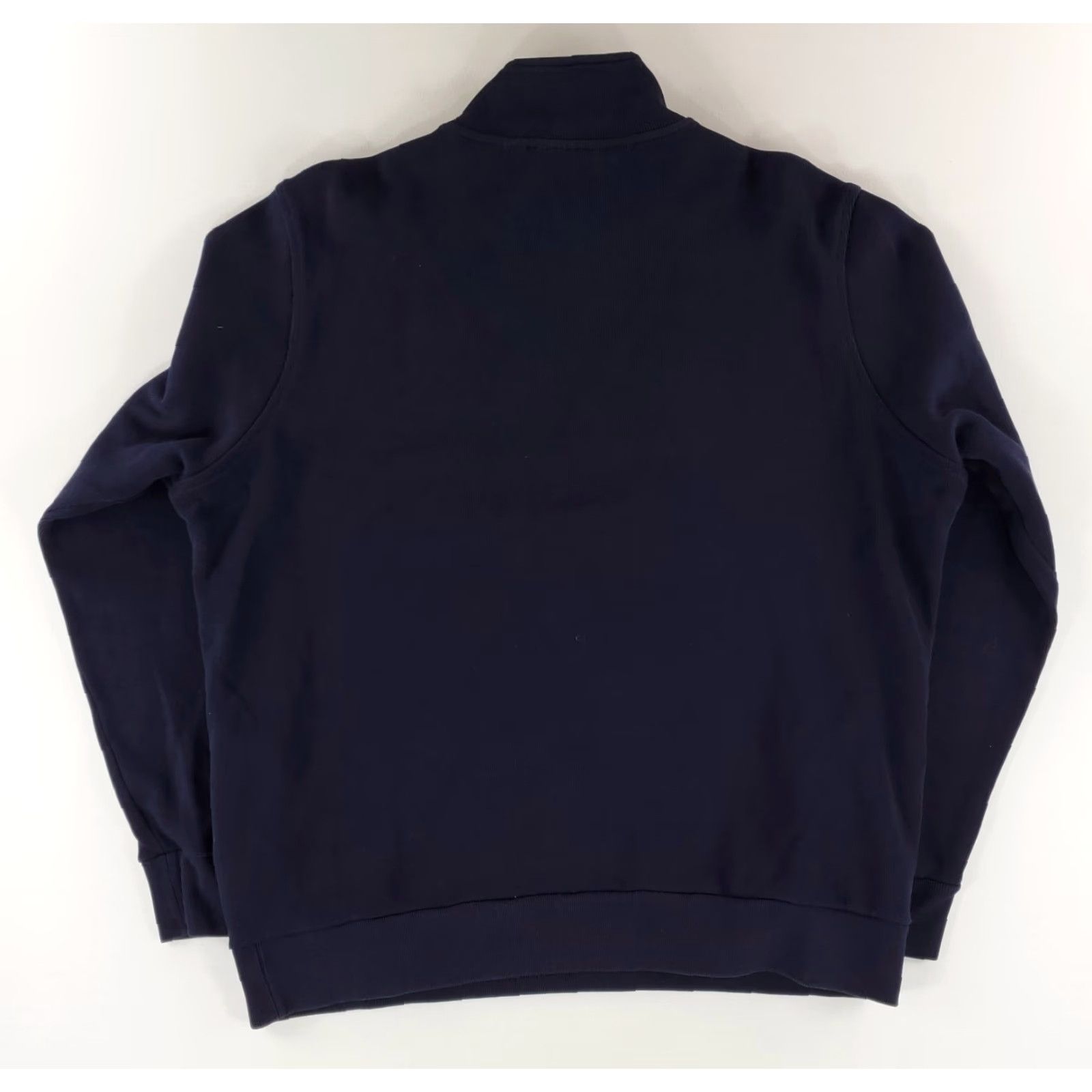 Lacoste Lacoste 1/4 Zip Pullover Shirt Long Sleeve Navy Blue Mens 3XL FR US Navy Blue Pullover Shirt Mens 3XL Size US XXL / EU 58 / 5 - 5 Thumbnail