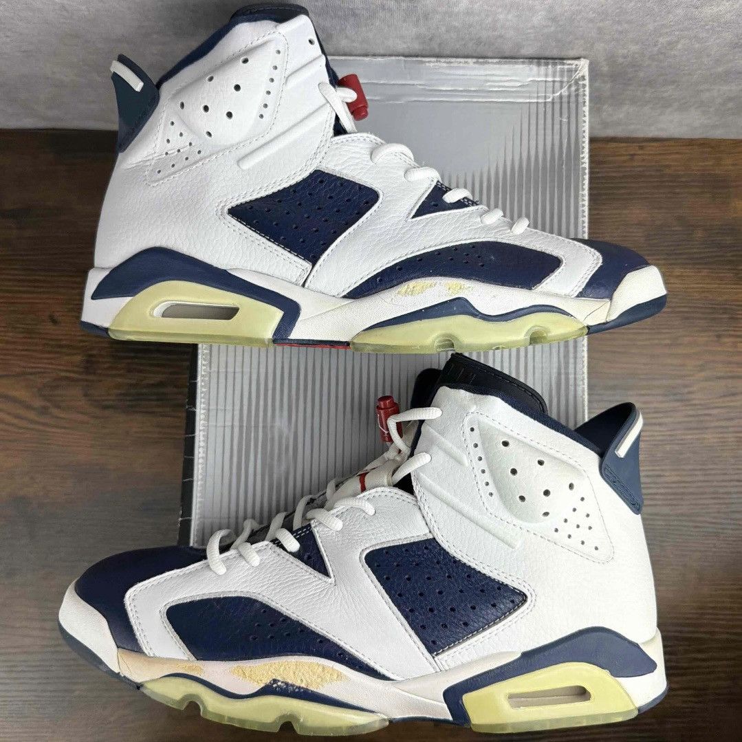 Jordan Brand NEW Vintage Air Jordan 6 Retro+ Olympic 2000 12.5 136038-461 Size US 12.5 / EU 45-46 - 3 Thumbnail
