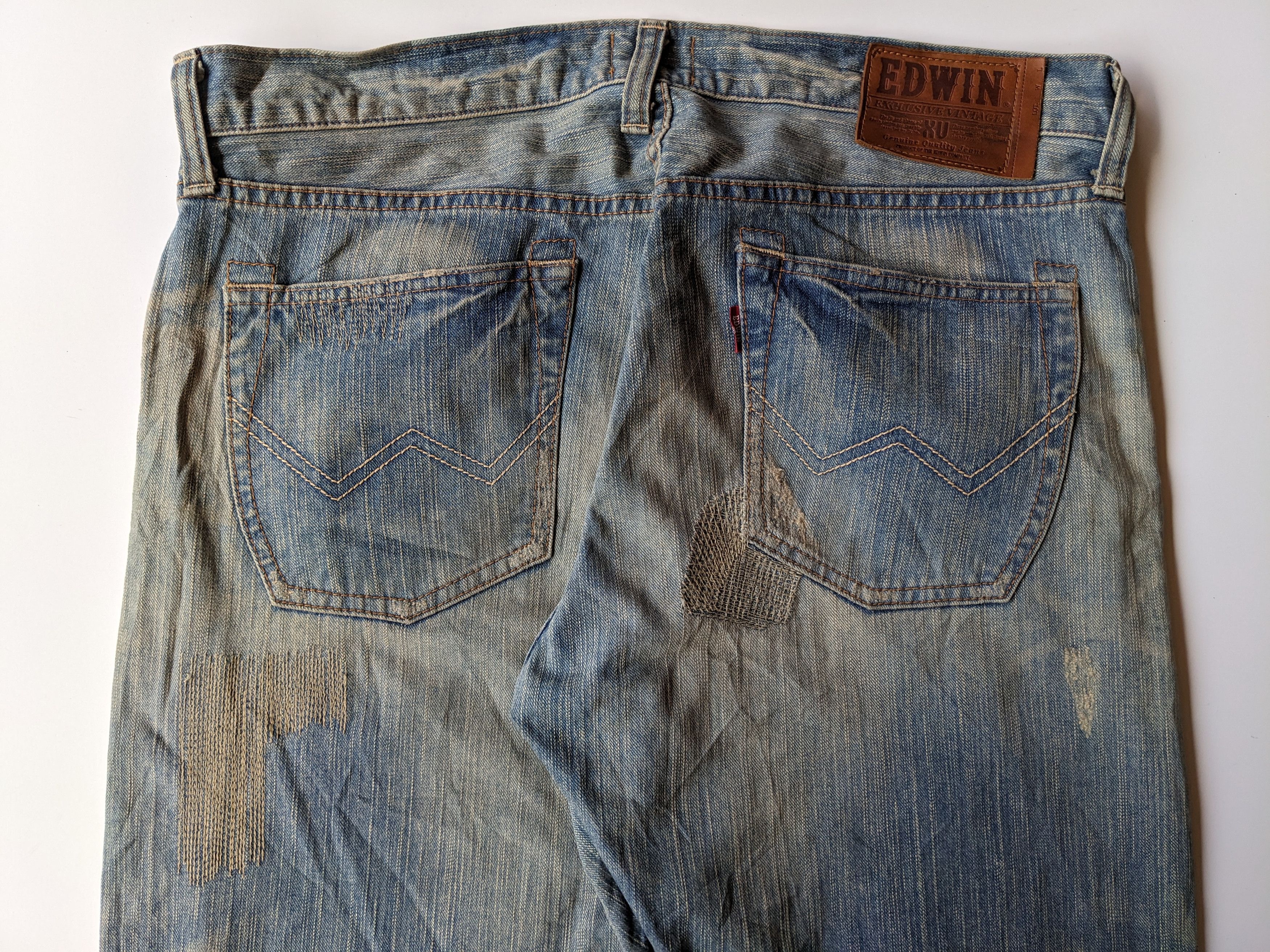 Edwin EDWIN 403XV Mudwash patchwork rusty jeans Size US 39 - 5 Thumbnail