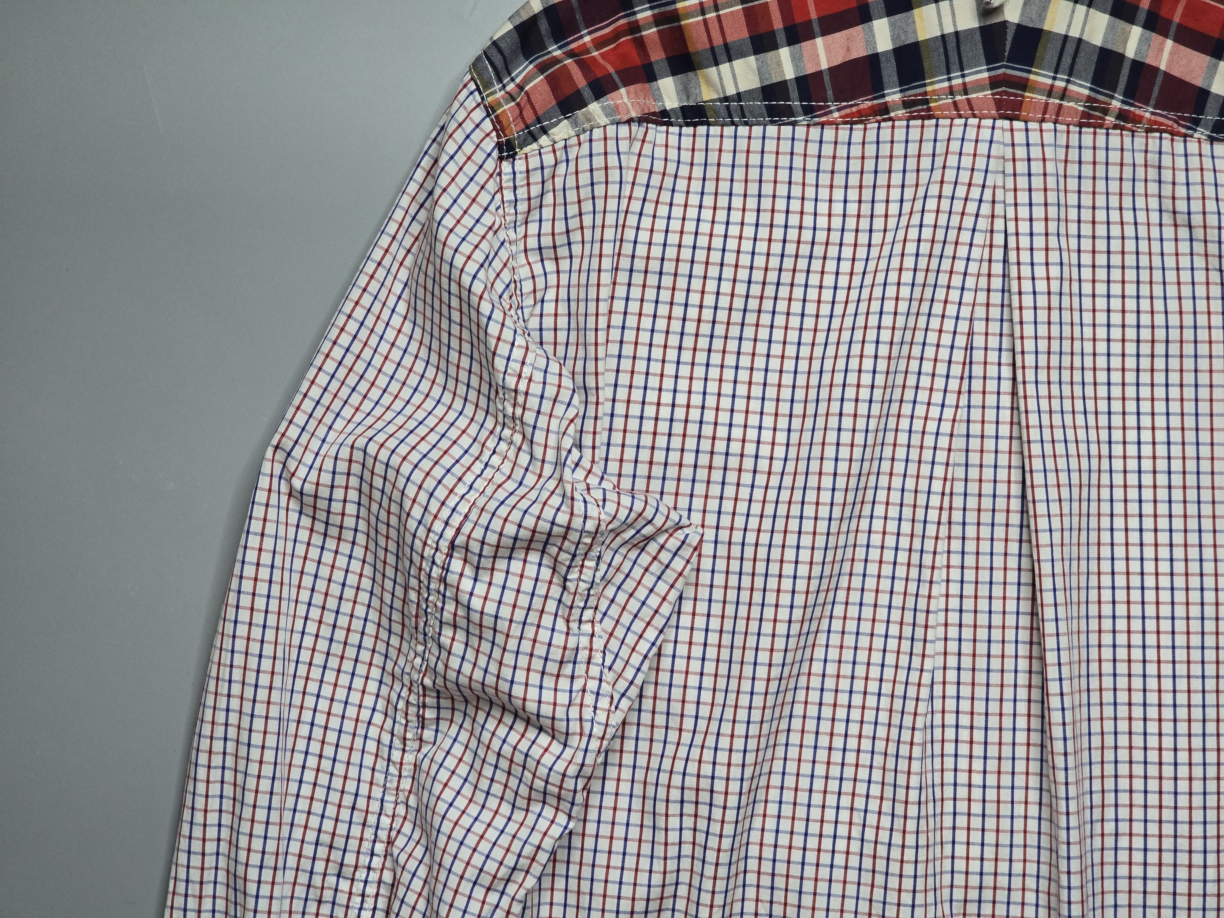 Comme des Garcons × Junya Watanabe Junya Watanabe CDG Man - FW11 Club Collar Mini Check Shirt Size US M / EU 48-50 / 2 - 4 Thumbnail