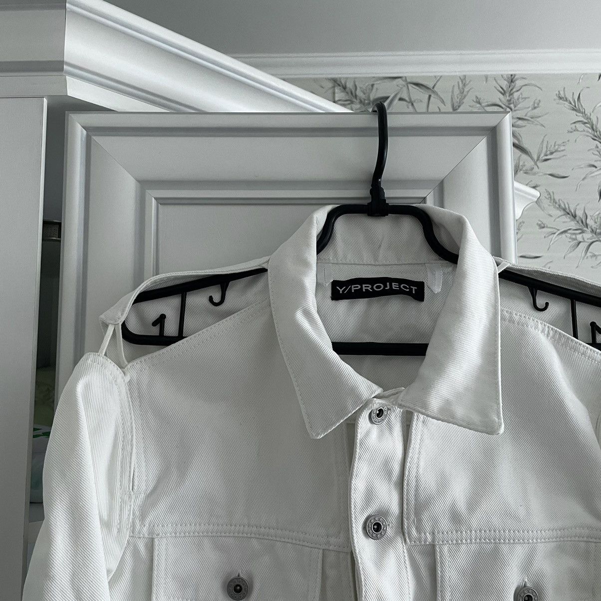 Y/Project Y/project White Peep Denim Jacket Size US S / EU 44-46 / 1 - 3 Thumbnail