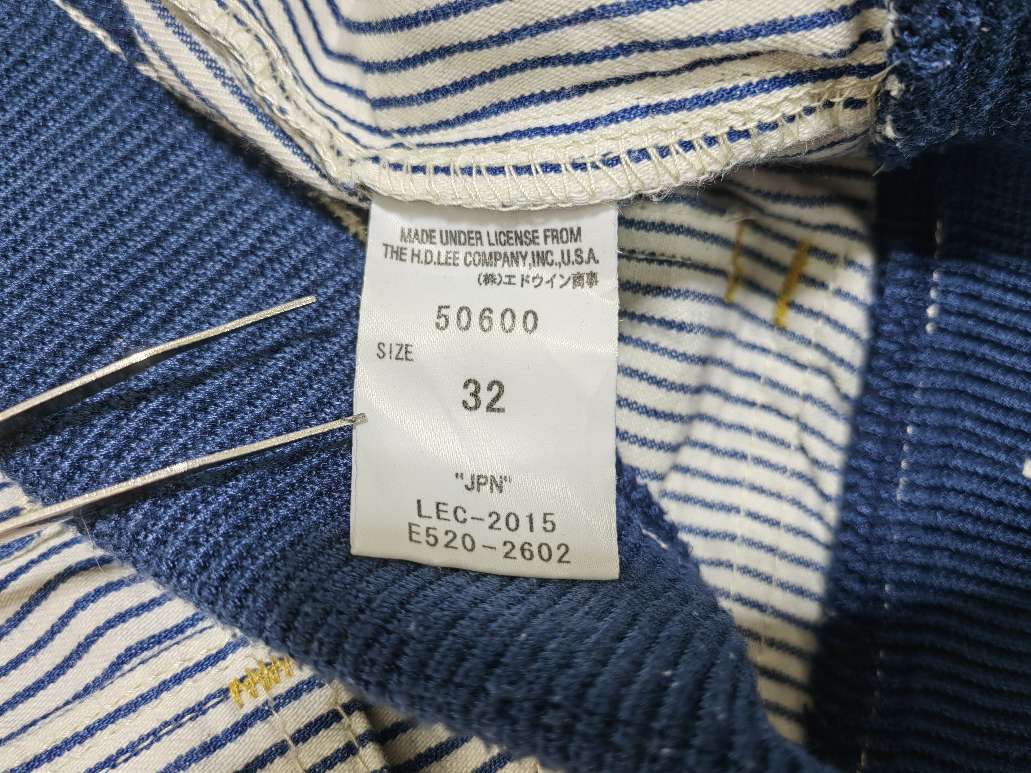 Lee Lee Union Made Sanforized Pants Size US 32 / EU 48 - 7 Thumbnail