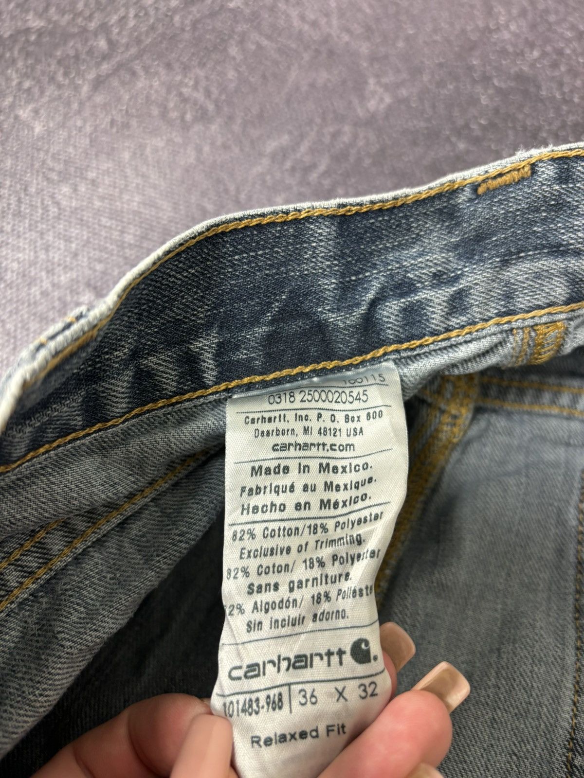 Carhartt Vintage Carhartt Y2K Faded American Hype Work Baggy Jeans Size US 36 / EU 52 - 15 Thumbnail