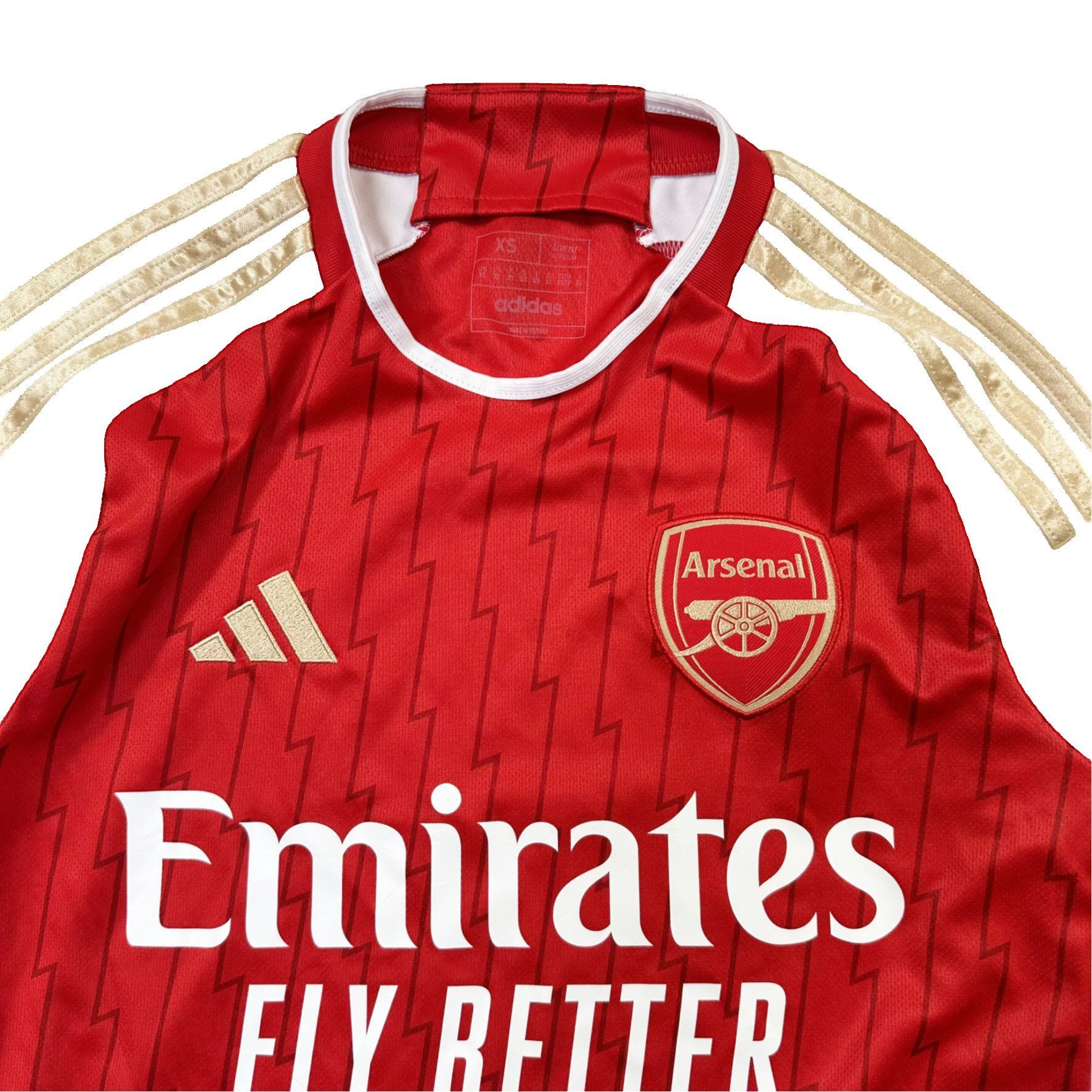 Vintage Authentic Adidas Arsenal Emirates Football Soccer Jersey Size US XS / EU 42 / 0 - 2 Thumbnail