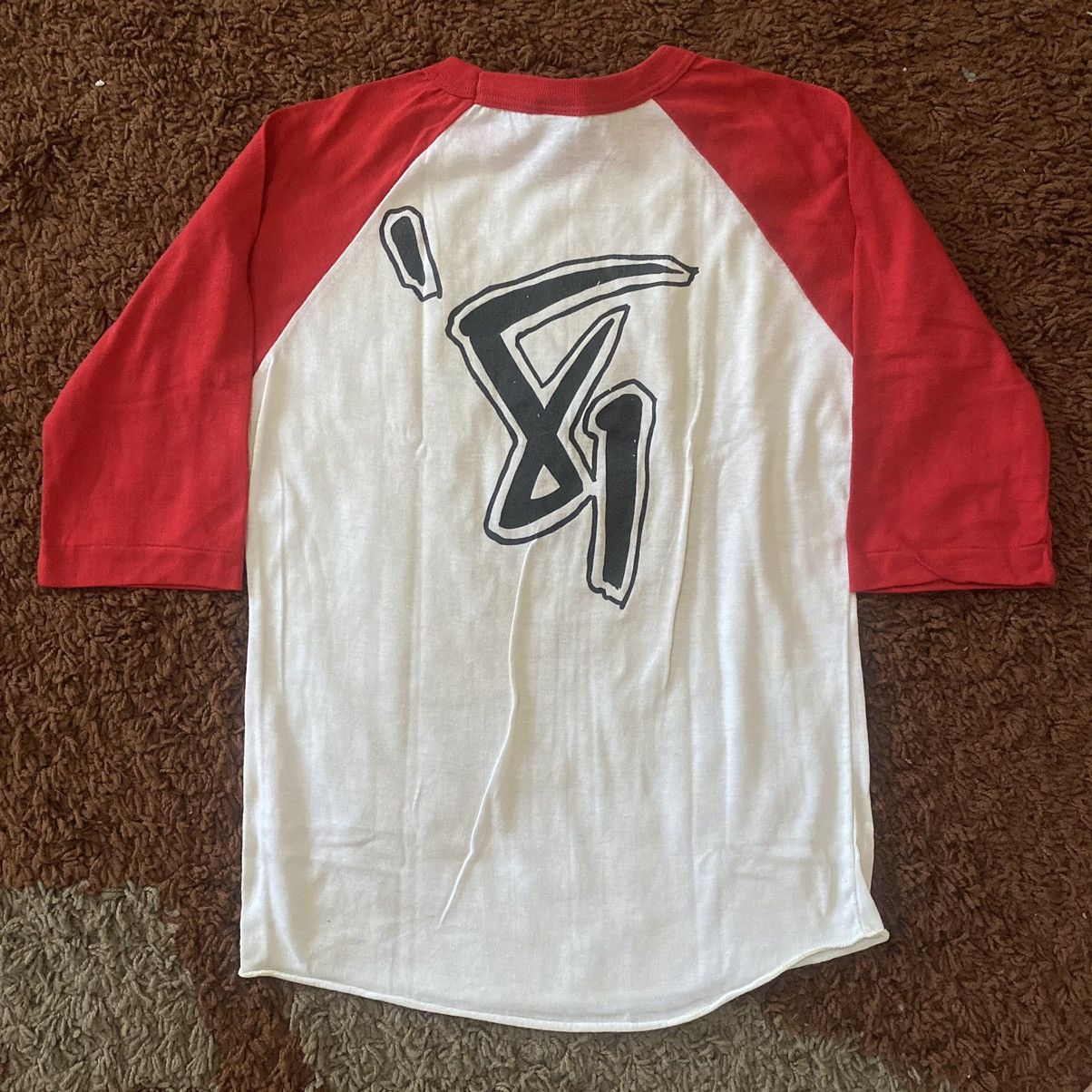 Band Tees × Vintage Vintage 1981 ZZ Top Raglan Band Tshirt Size US L / EU 52-54 / 3 - 6 Thumbnail
