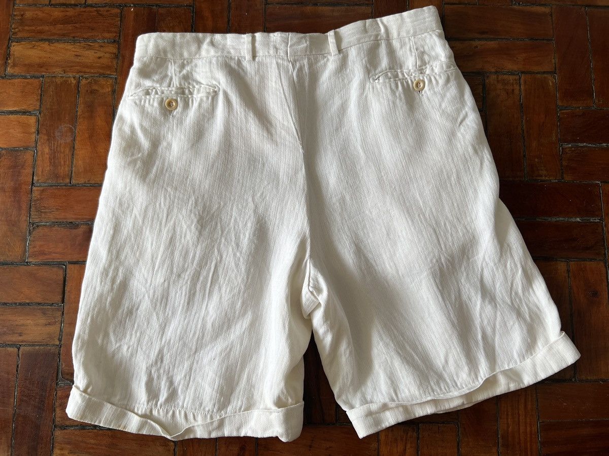 Hermes Hermes white linen shorts Size US 32 / EU 48 - 5 Thumbnail