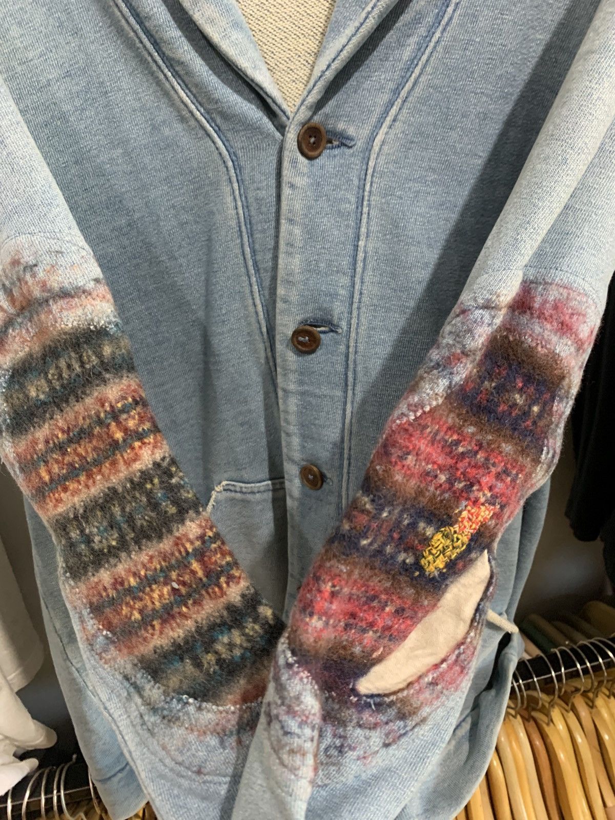 Kapital Kountry Kapital Kountry Indigo Faded Blue Cardigan Size US M / EU 48-50 / 2 - 3 Thumbnail