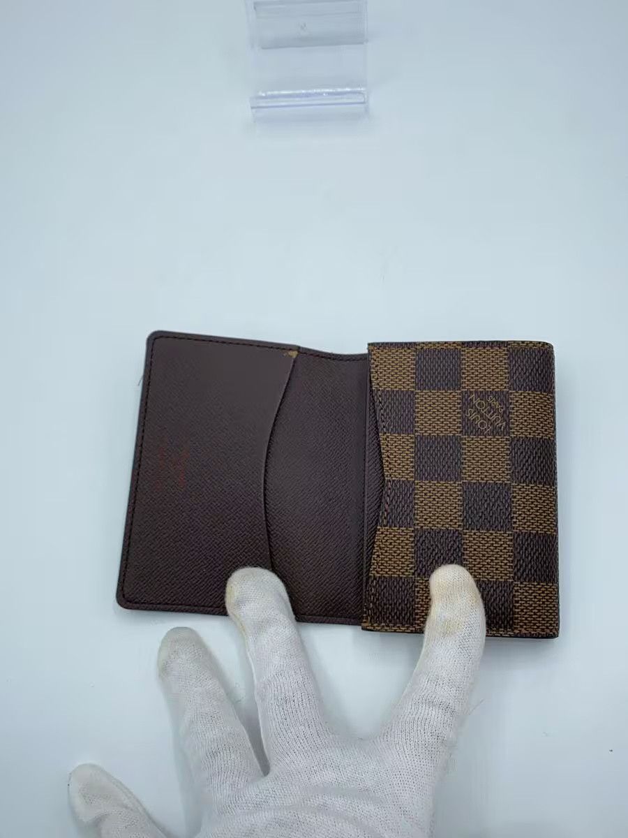Louis Vuitton Louis Vuitton Damier Ebene Envelope Carte de Visite Brown Size ONE SIZE - 4 Thumbnail