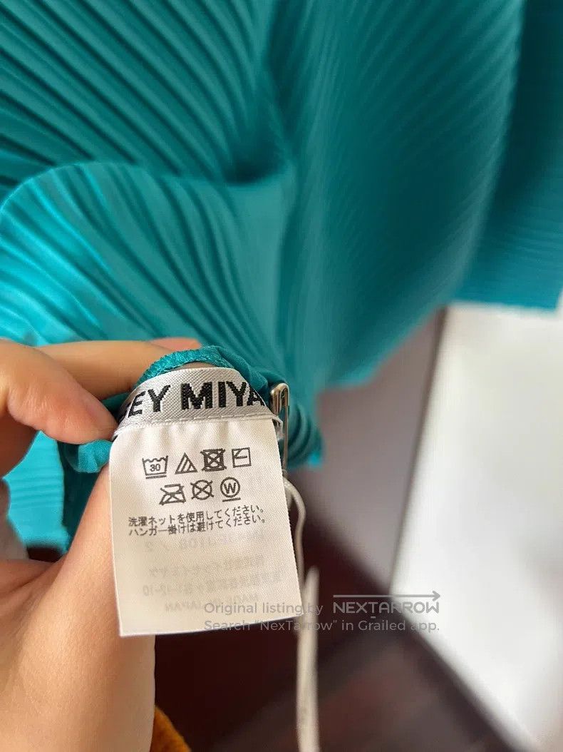 Issey Miyake Issey Miyake Twilight Blue Pleated Top Size M / US 6-8 / IT 42-44 - 5 Thumbnail