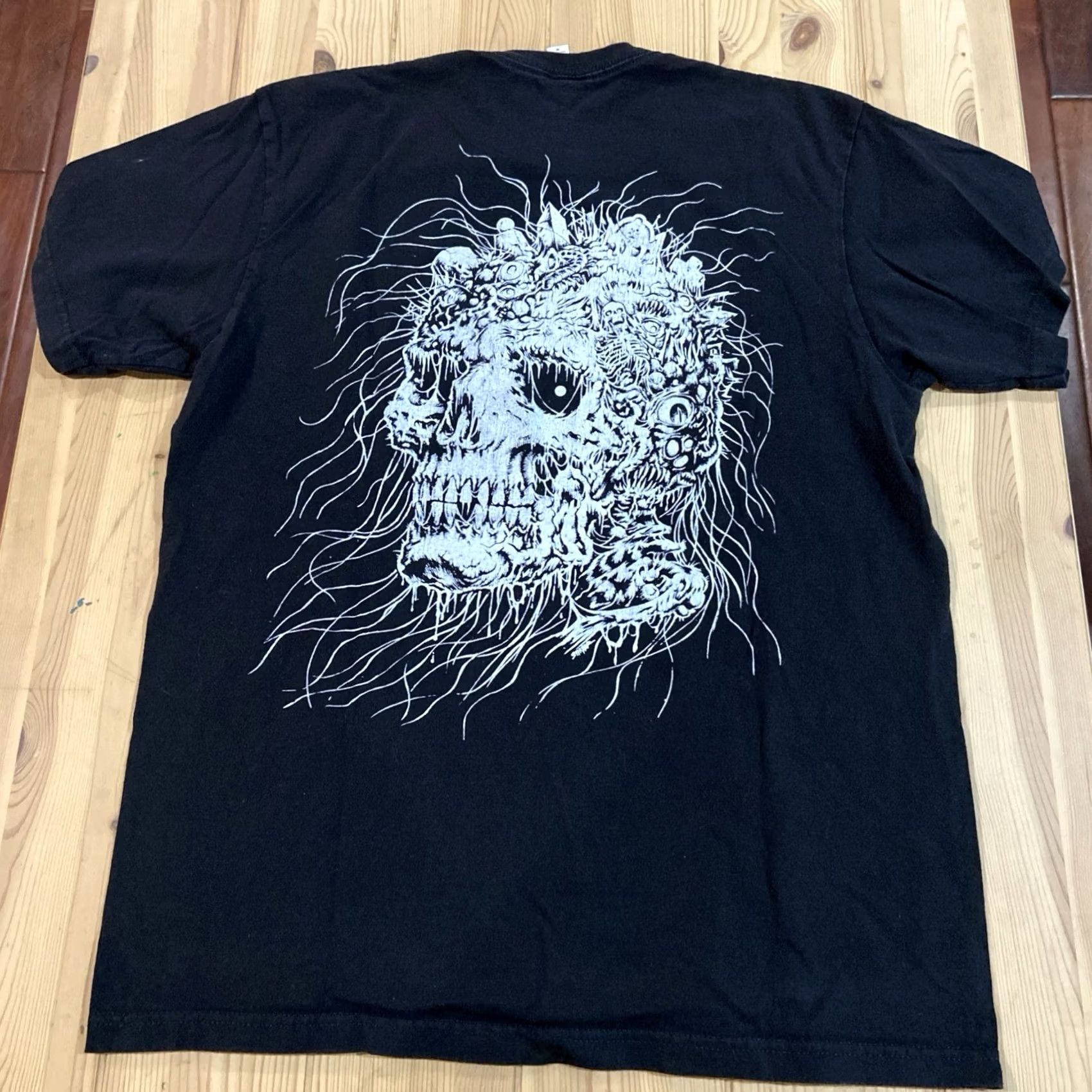 Vintage VINTAGE? No — Creature Brand T Shirt Zombie Head Metal Grunge Horror Medium Size US M / EU 48-50 / 2 - 6 Thumbnail