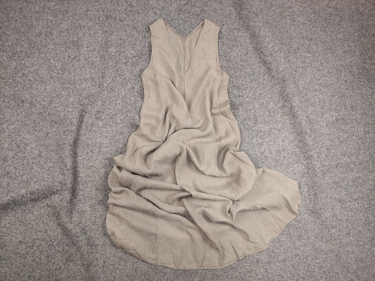 Transit Transit Par Such design Beige Linen A line Long Dress Size XL / US 12-14 / IT 48-50 - 1 Thumbnail